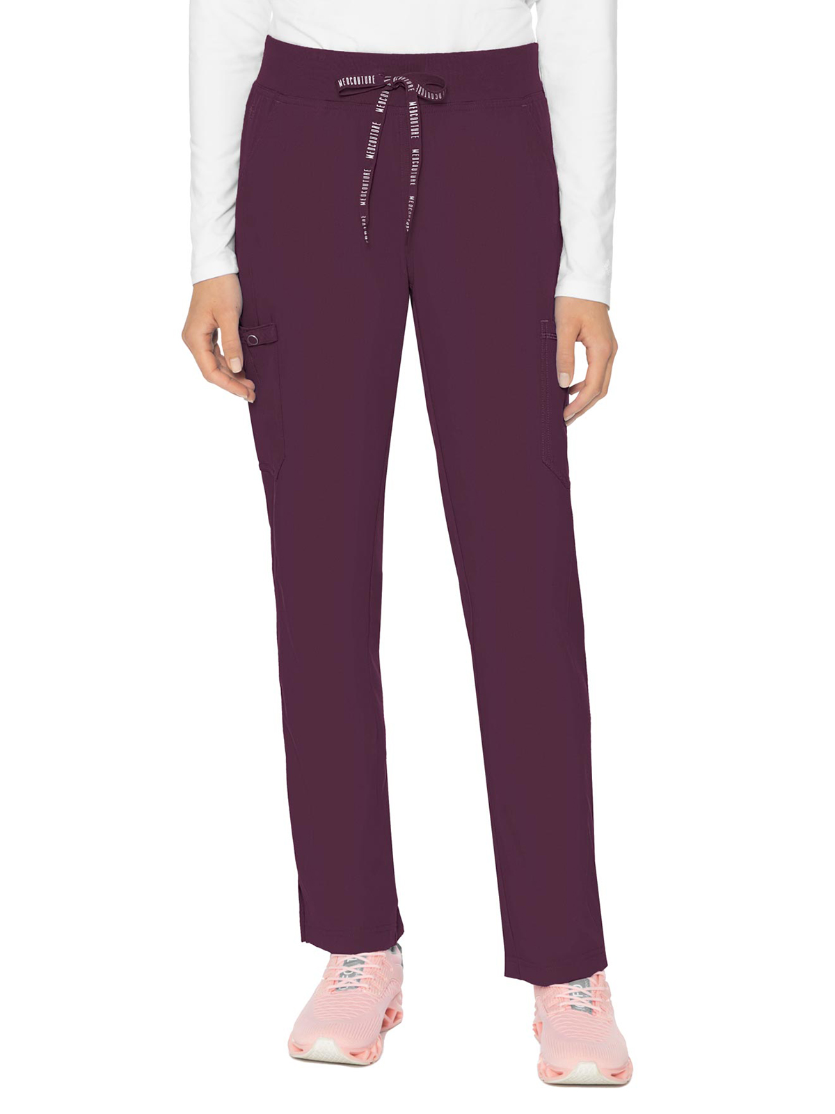 Med Couture - MC Touch - Women's 6-Pocket Jersey-Knit Waistband Pant 28