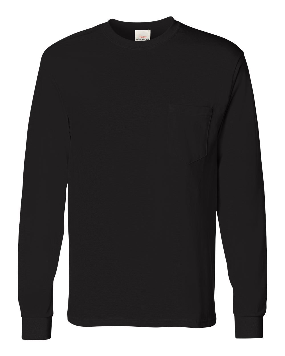 Unisex Authentic Long Sleeve Pocket T-Shirt - 5596 7