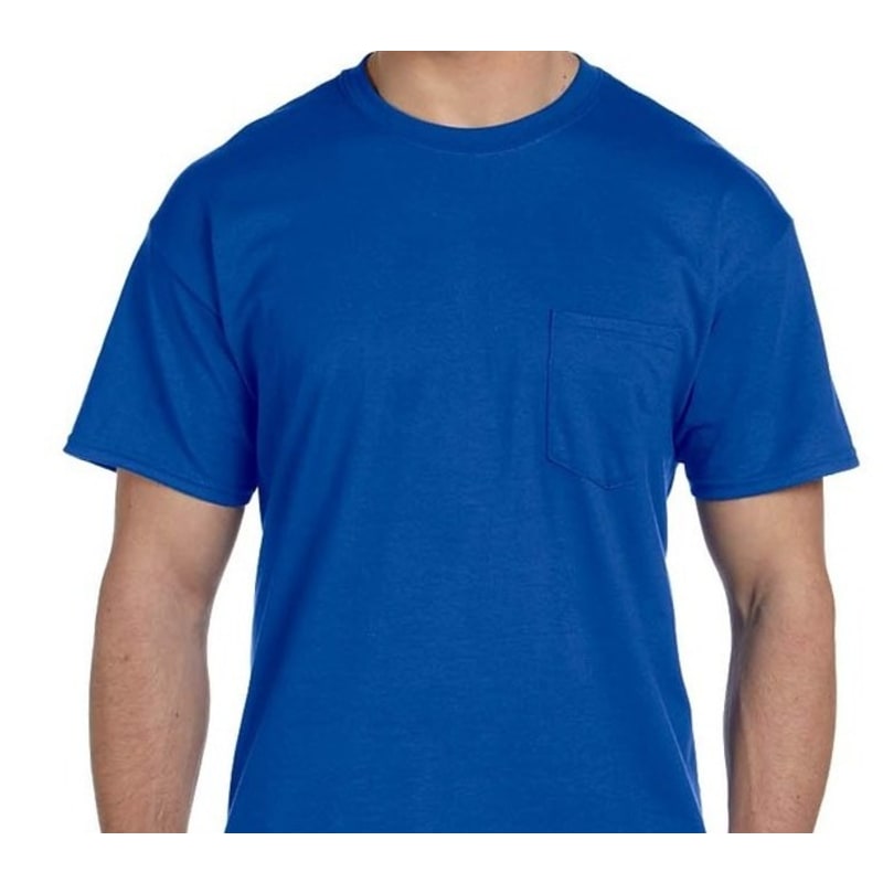 Gildan DryBlend® 5.6 Oz., 50/50 Pocket T-Shirt 3