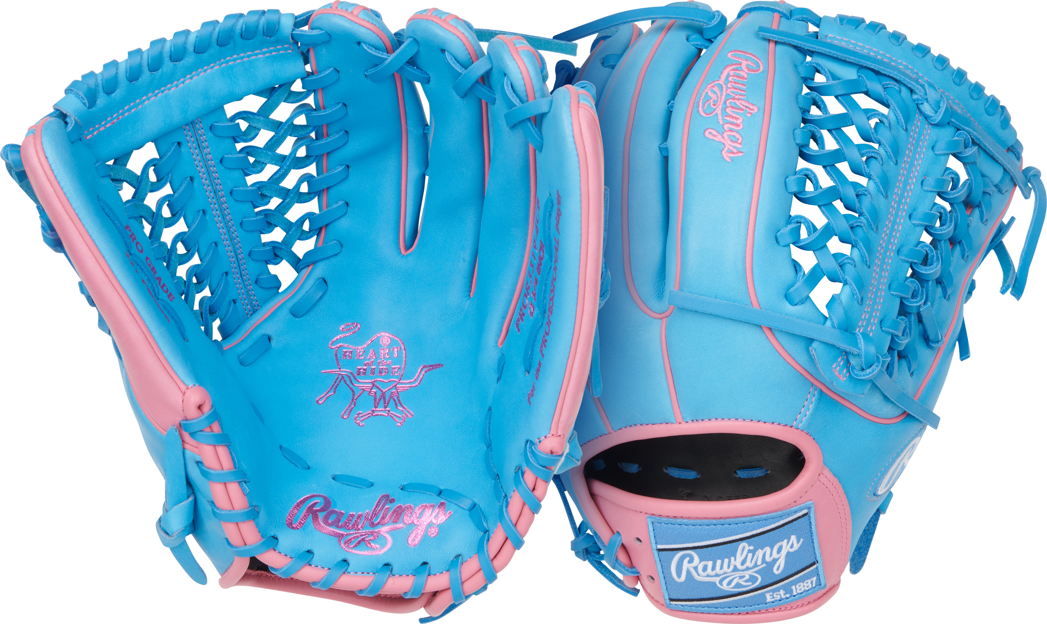 Rawlings Heart of the Hide 12.75 in Baseball Glove, Outfield 2