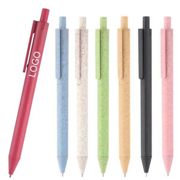 Eco friendly Wheat Straw Ball Pens 2
