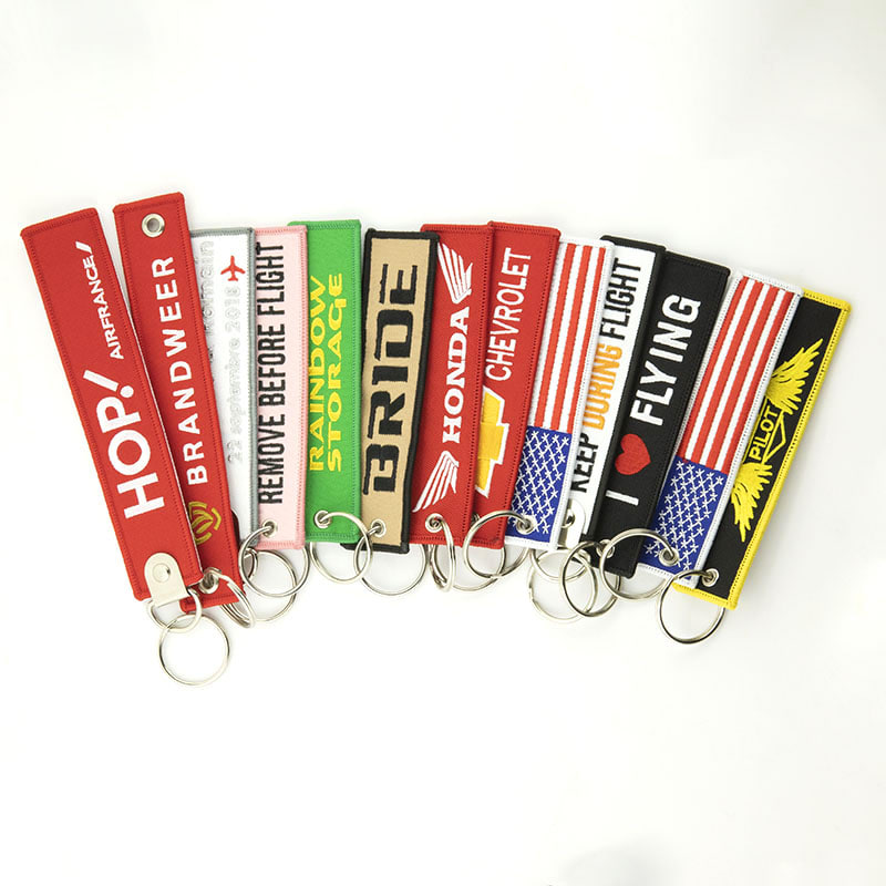 Custom Embroidered Keychains 5