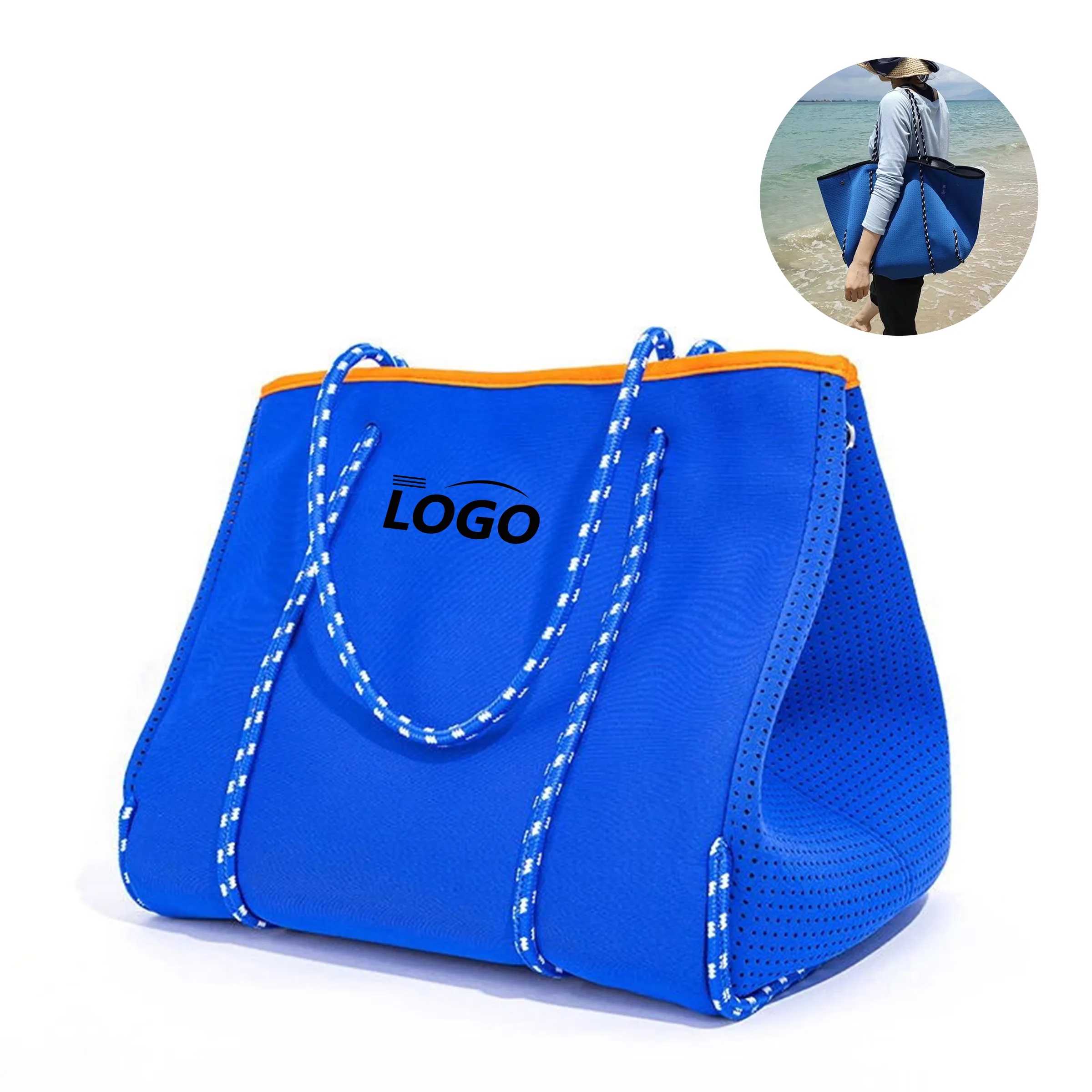 Versatile Neoprene Dual-Handle Tote Bag 3