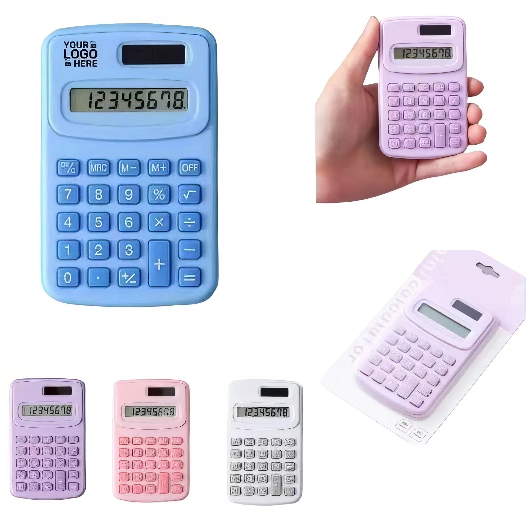 Small Digital Desktop Calculator With 8 Digits LCD Display 2