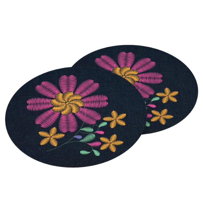 Cotton & Linen Embroidered Coasters 3