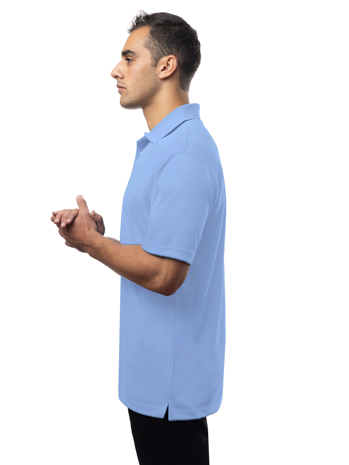 Blue Generation - Men's Pocketless Wicking Short Sleeve Polo 7