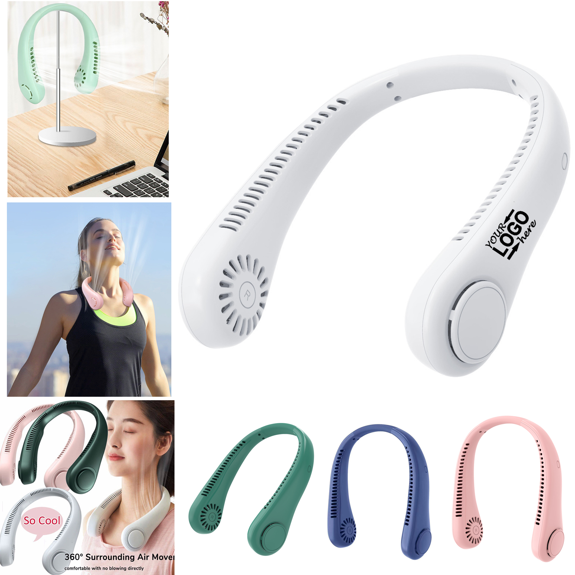 Portable Bladeless Cooling Neck Fan 2