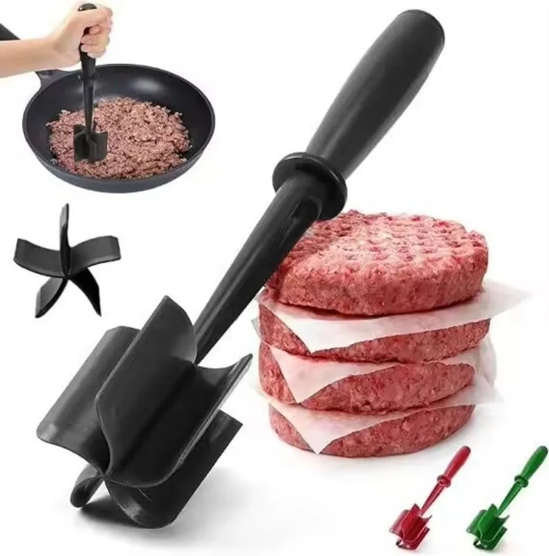 5 Curve Blades Ground Meat Masher 8