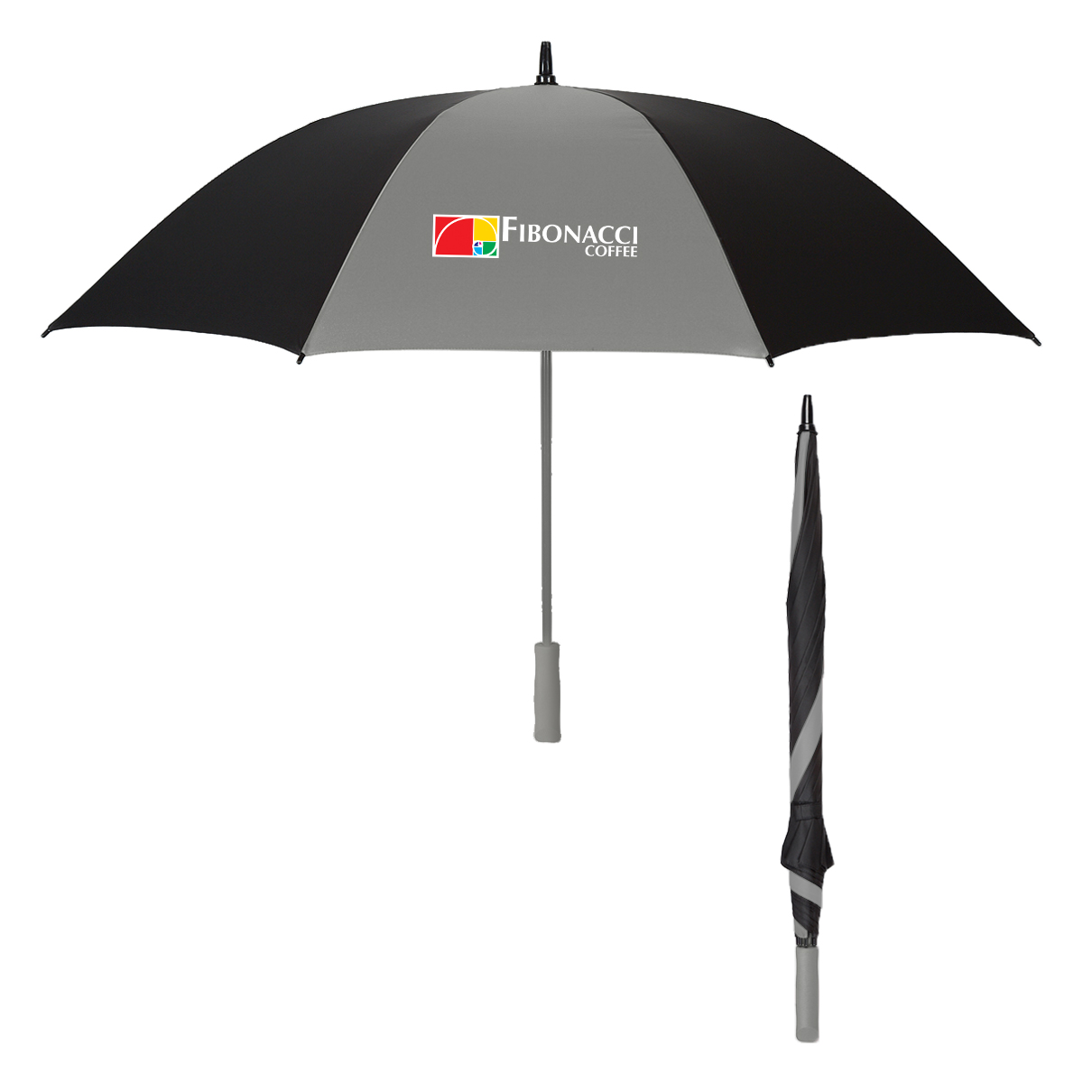 60" Arc Splash of Color Golf Umbrella 10