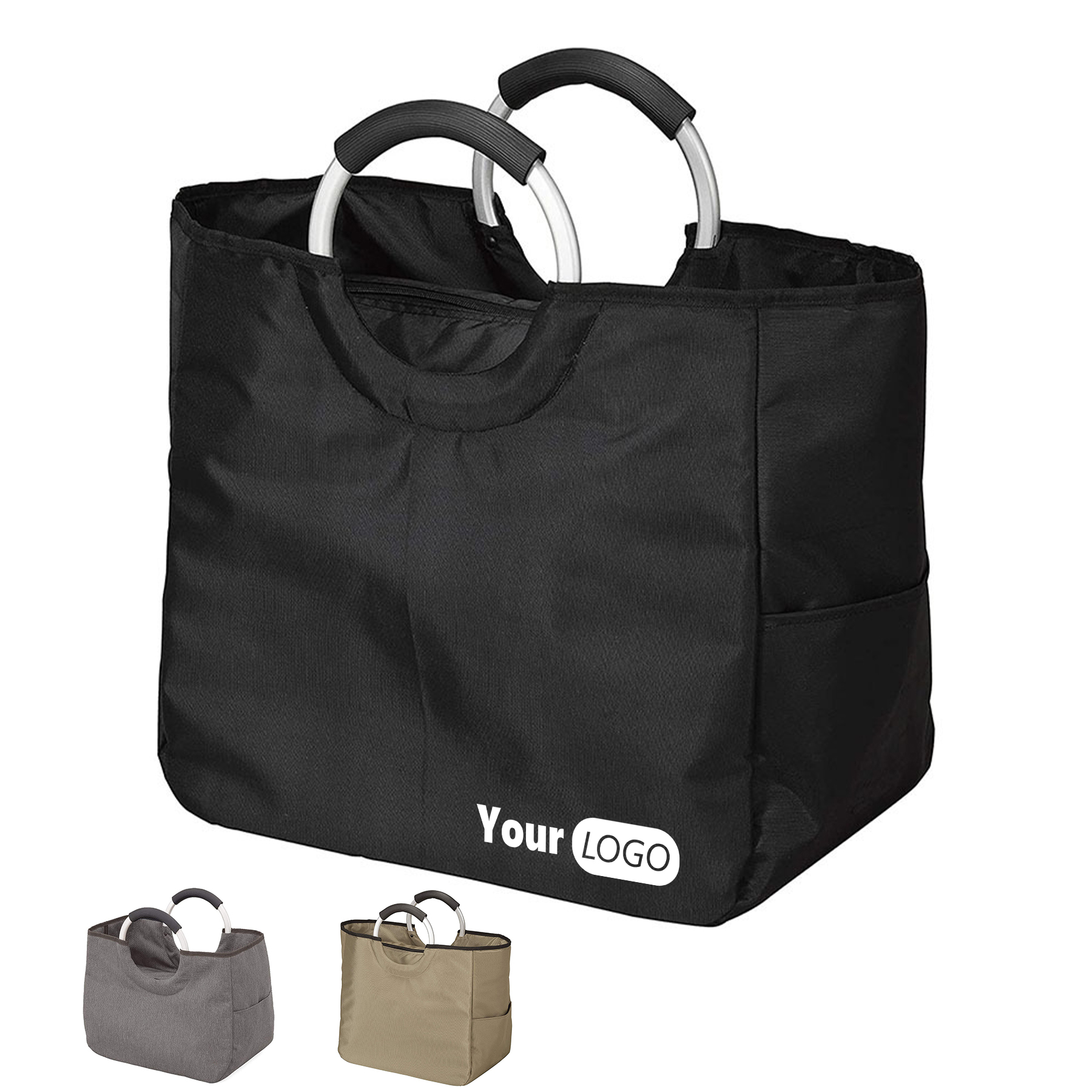 Oxford Large capacity portable waterproof hand-held thermal insulation bag 2