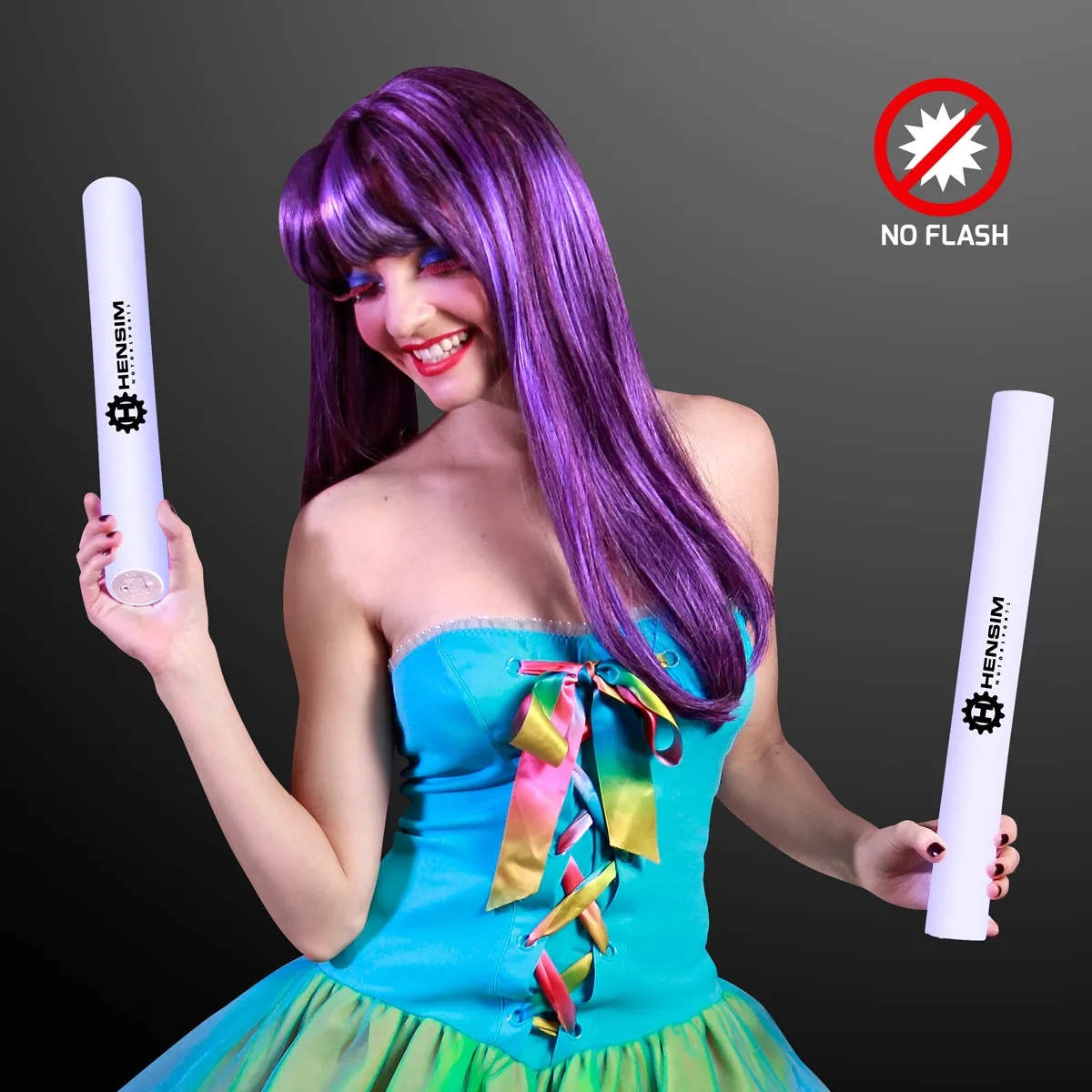 Steady Light-Up Foam Cheer Stick - No Flash 3