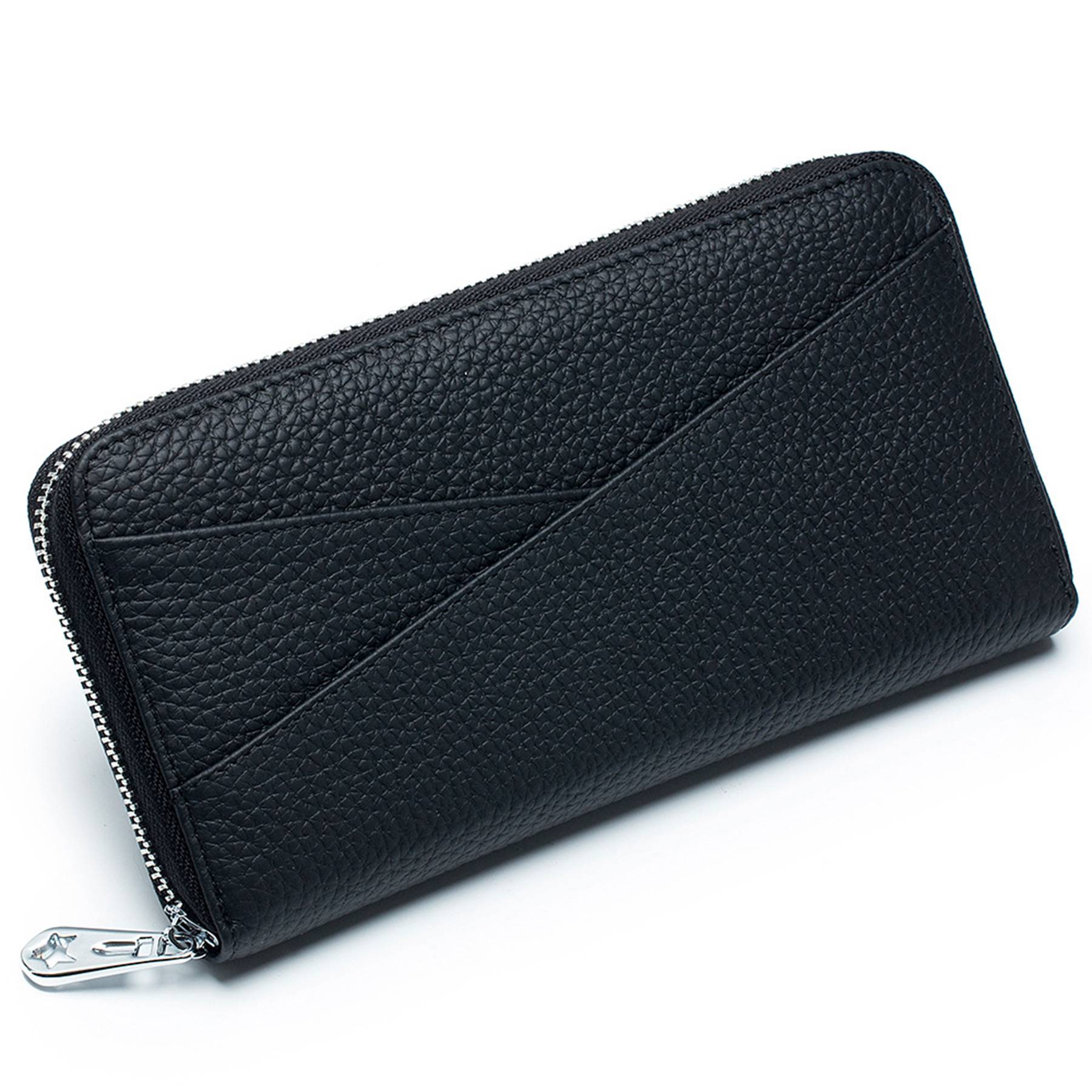 Genuine Leather Stylish accordion card pocket wallet 2