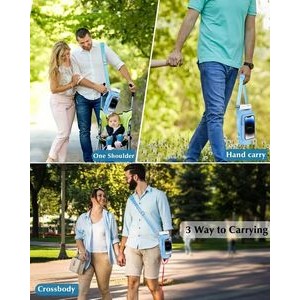 Water Bottle Bag Cup Holder with Strap Phone Pocket 2