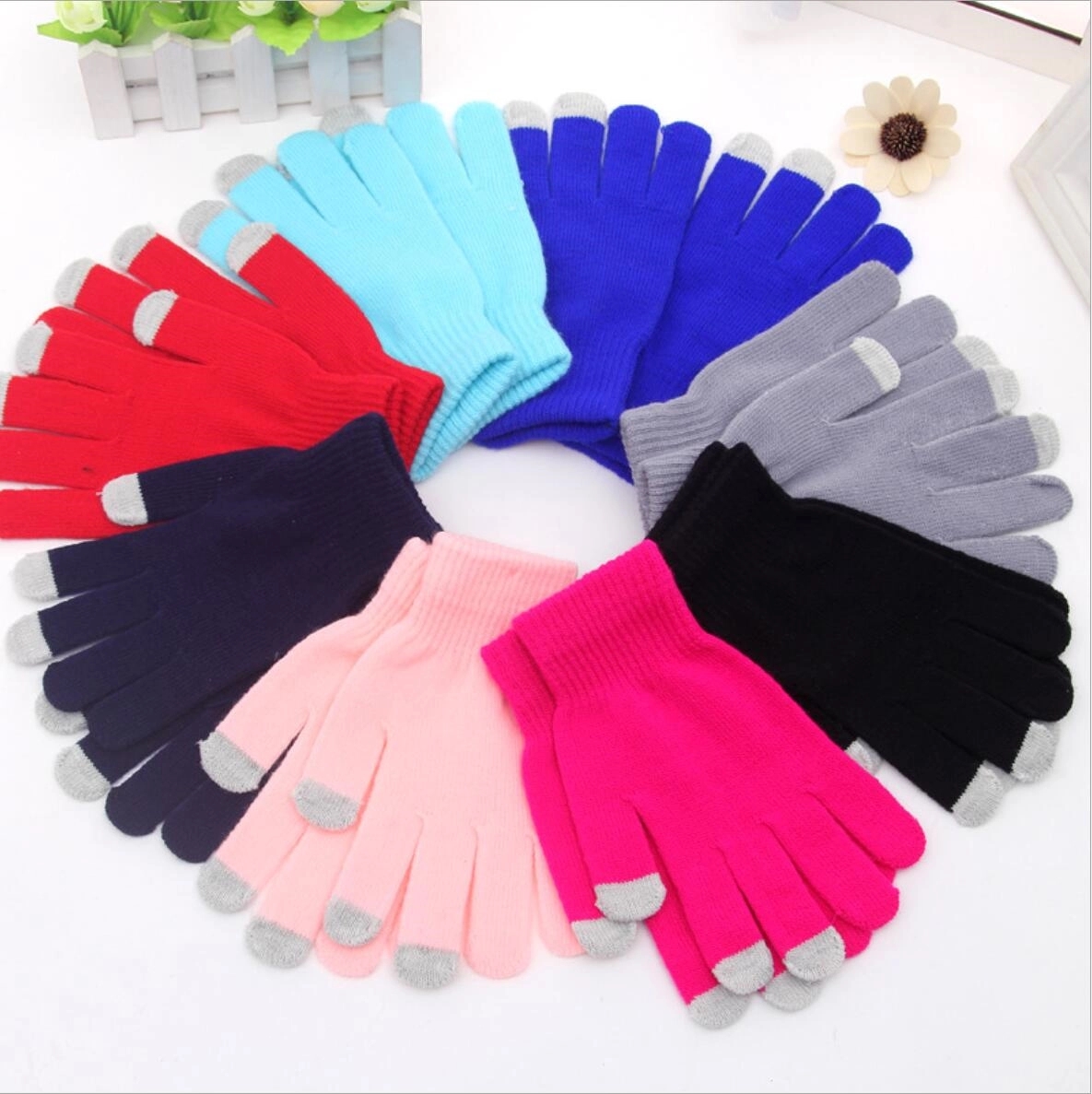 Acrylic Touch Screen Gloves 1