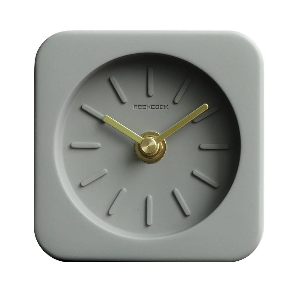 Minimalist Square Table Clock Ornaments 6