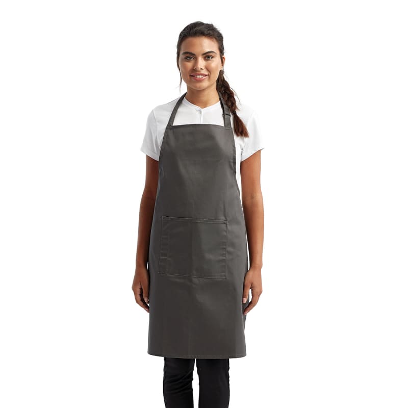 Artisan Collection By Reprime Unisex 'Colours' Recycled Bib Apron With Pocket 60