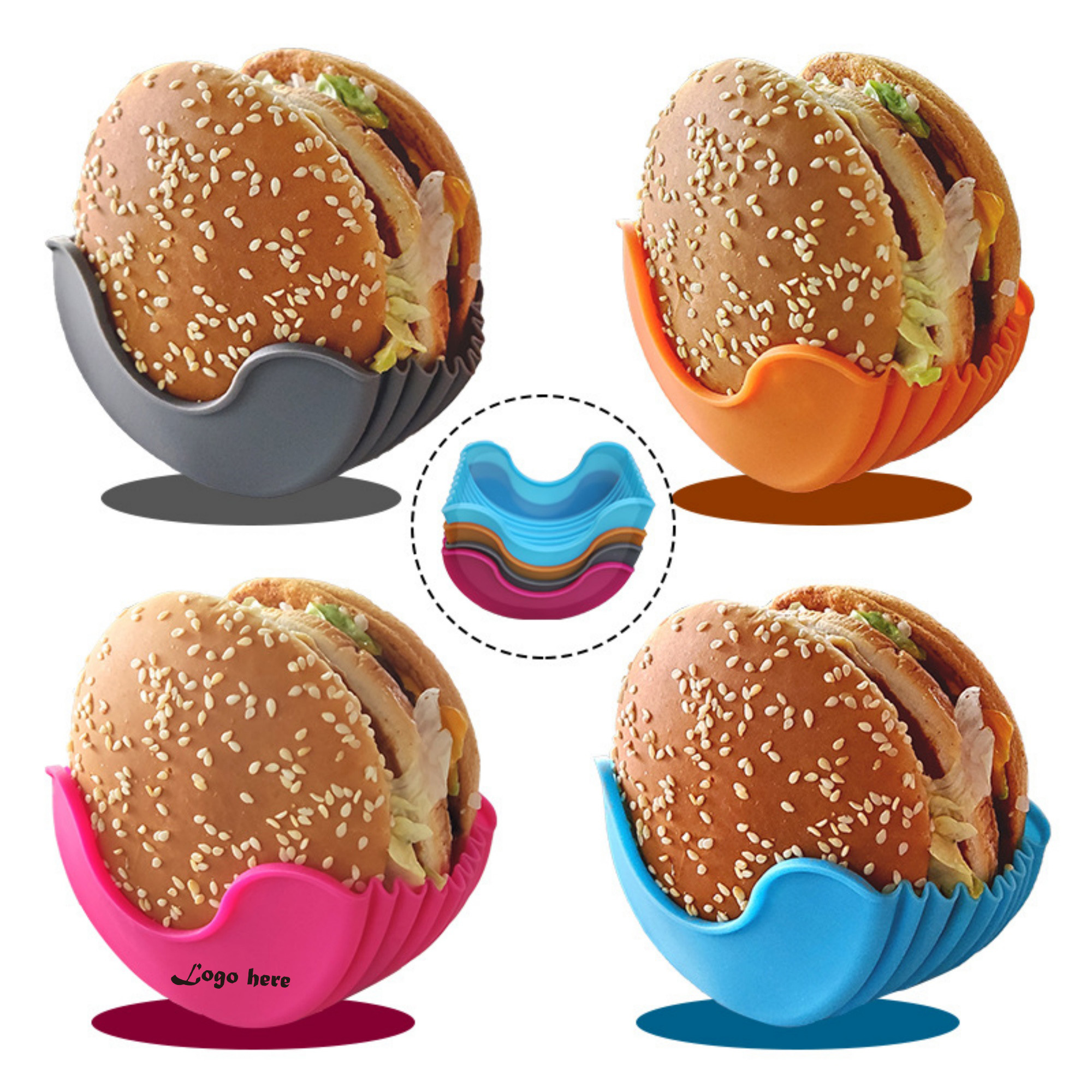 Silicone Burger Tongs 2