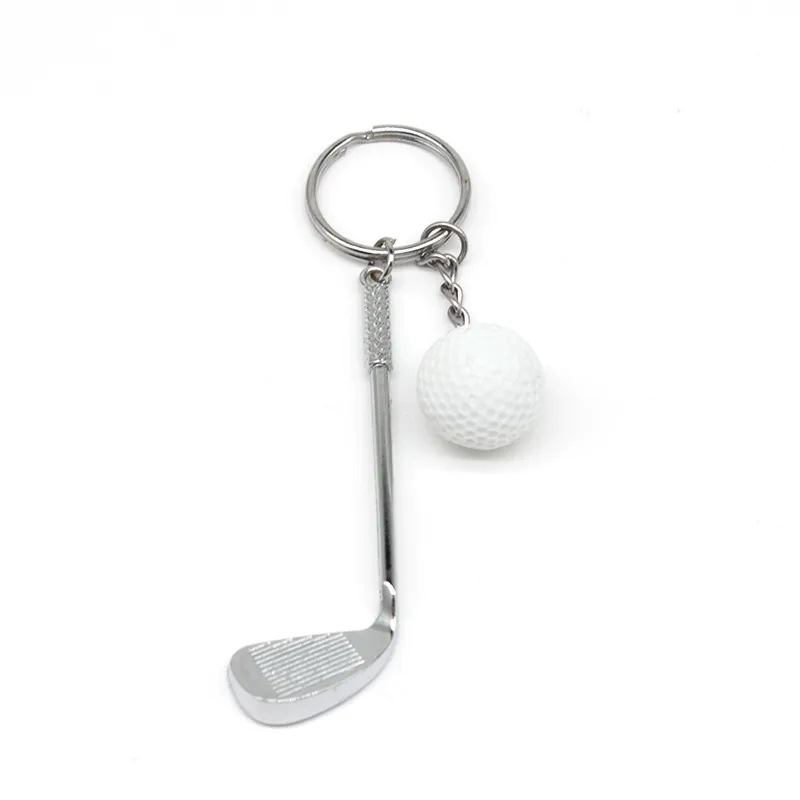 Golf ball keychain charm 1