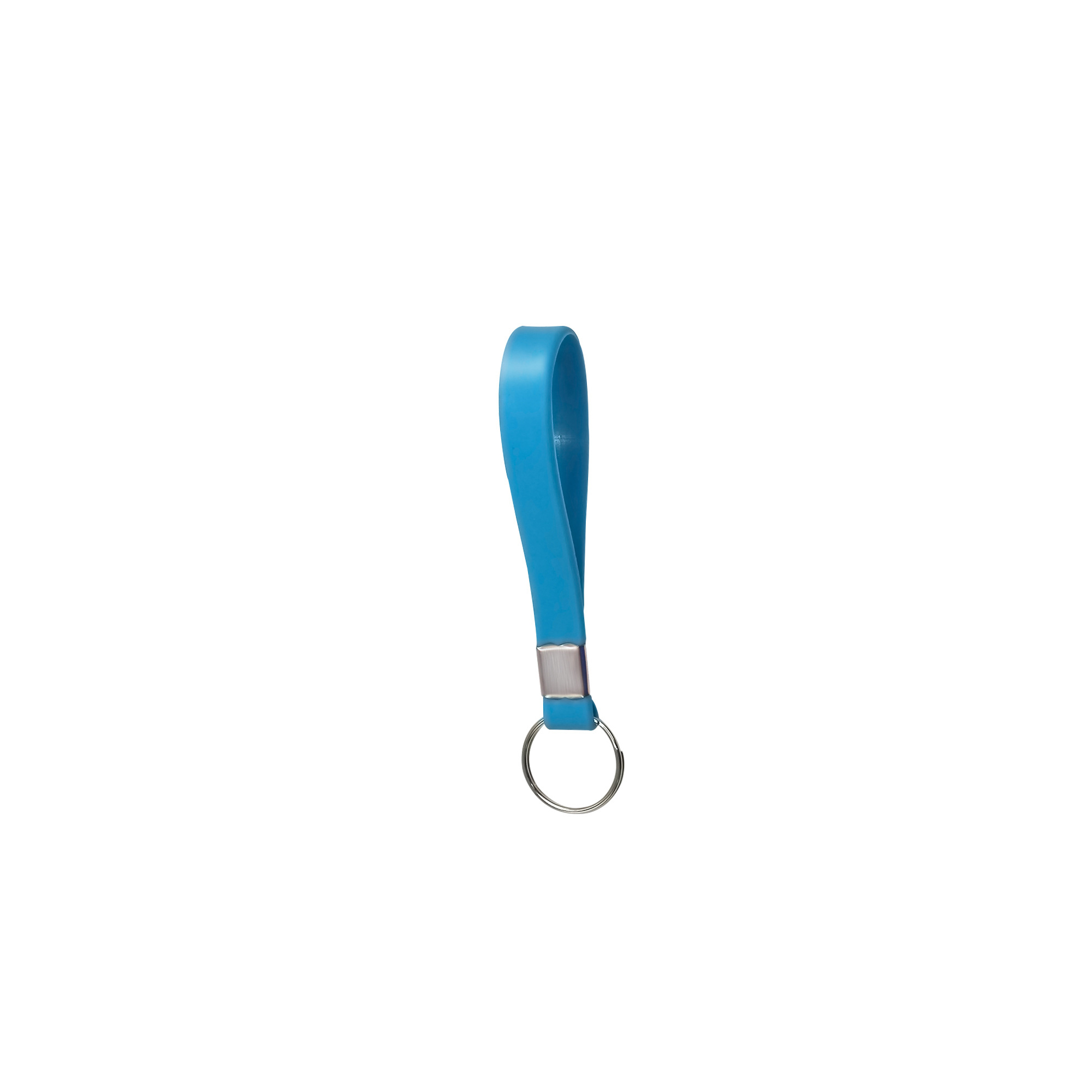 Silicone Bracelet Key Chain 8" Length 12