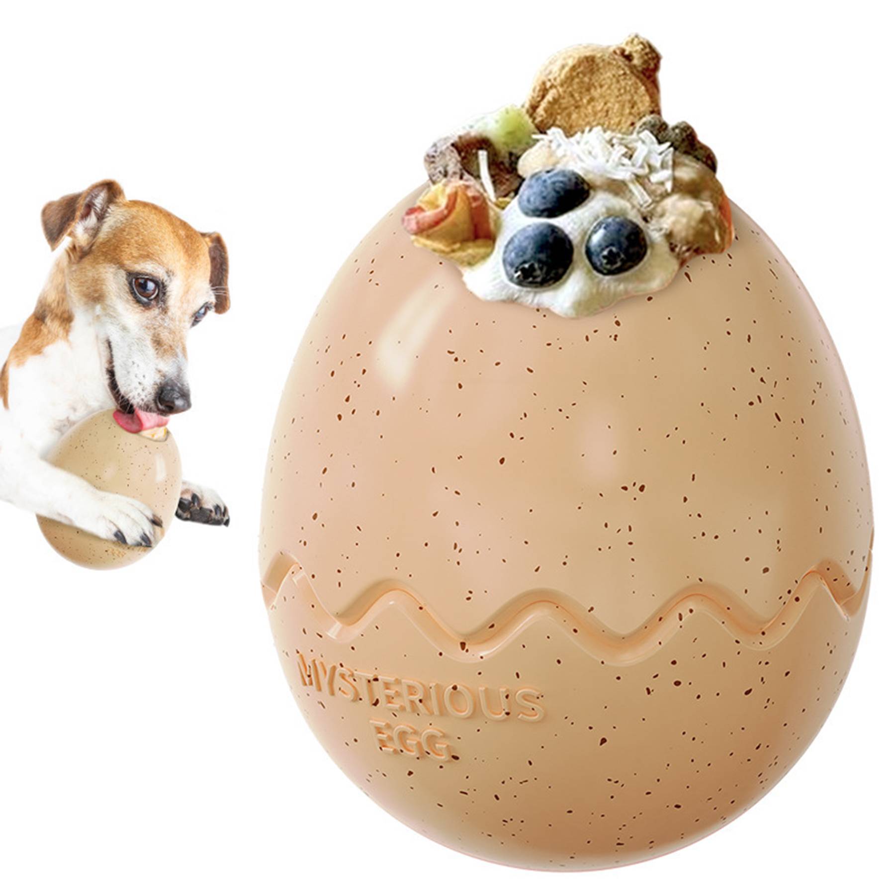 Dog Slow Food Spill Dinosaur Egg 5