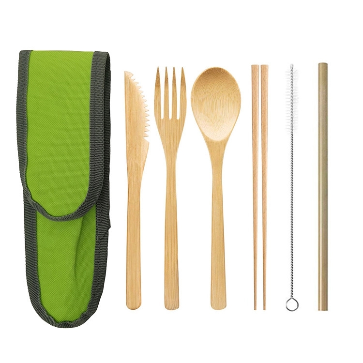 Bamboo Cutlery Set 2