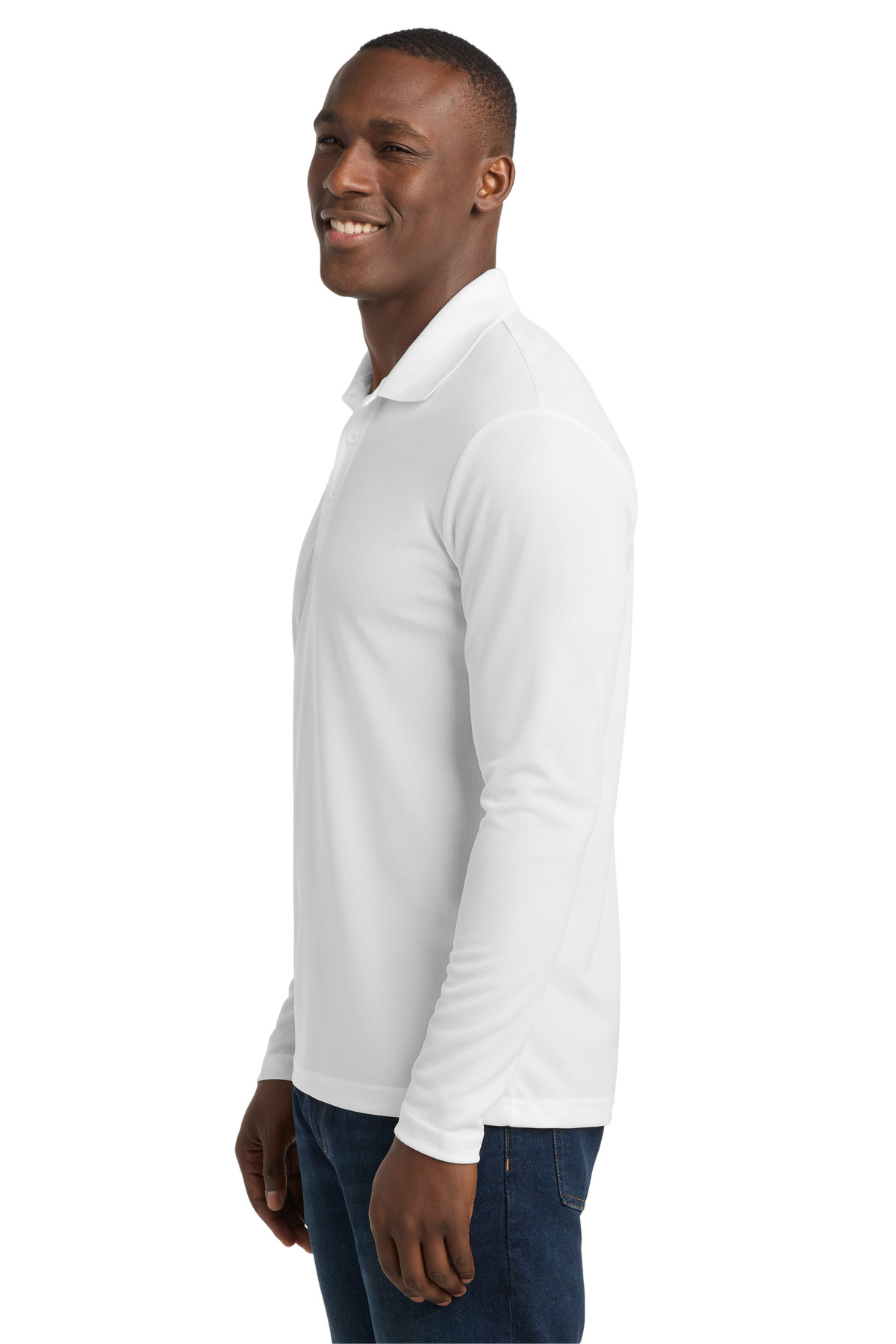 Sport-Tek PosiCharge RacerMesh Long Sleeve Polo. ST640LS 9