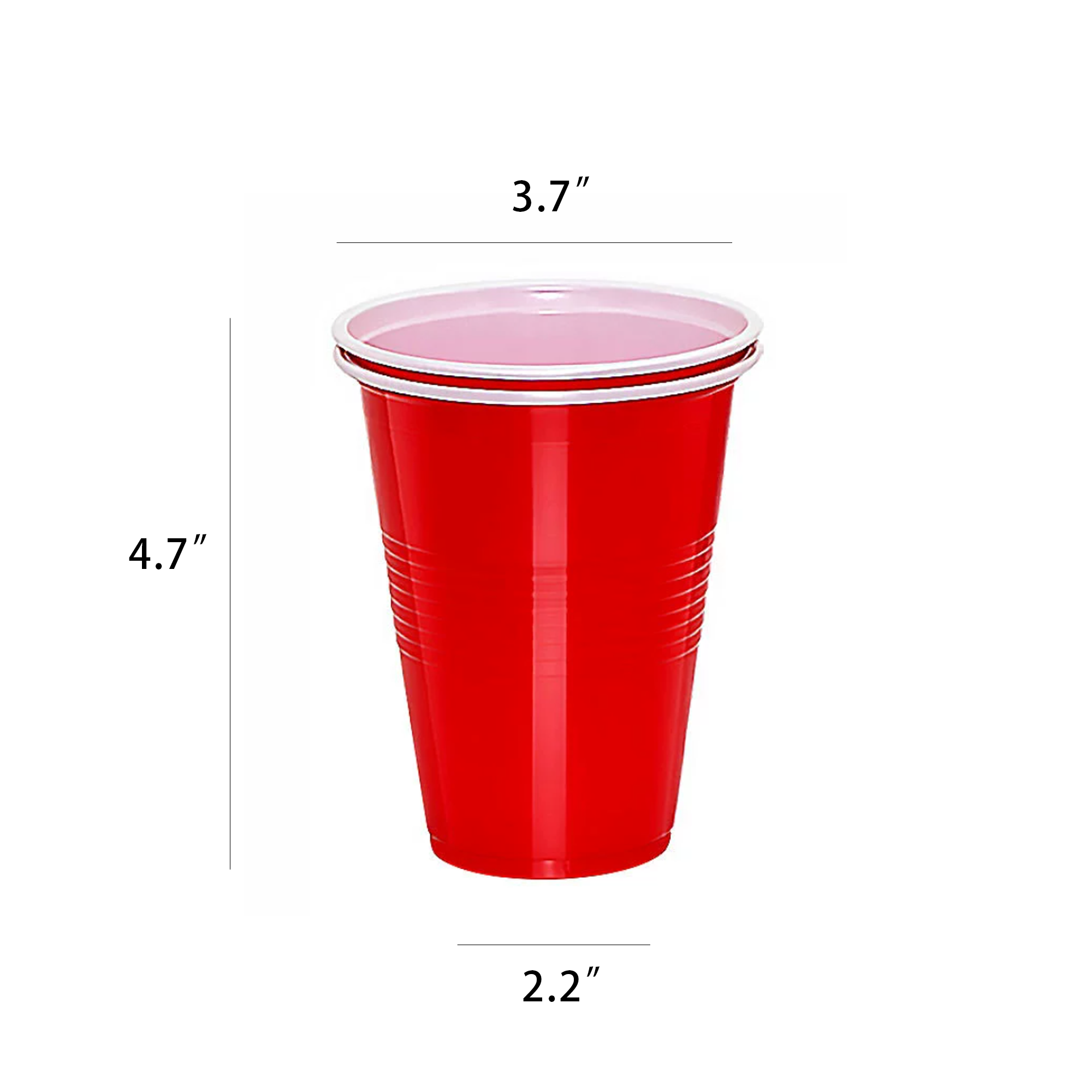 16 Oz. Disposable Party Plastic Cups 2