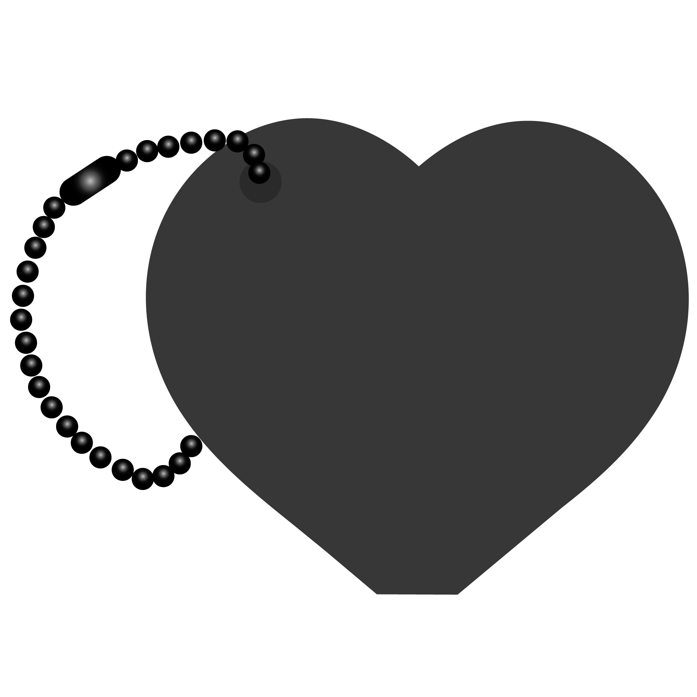 Heart Key Tag 19
