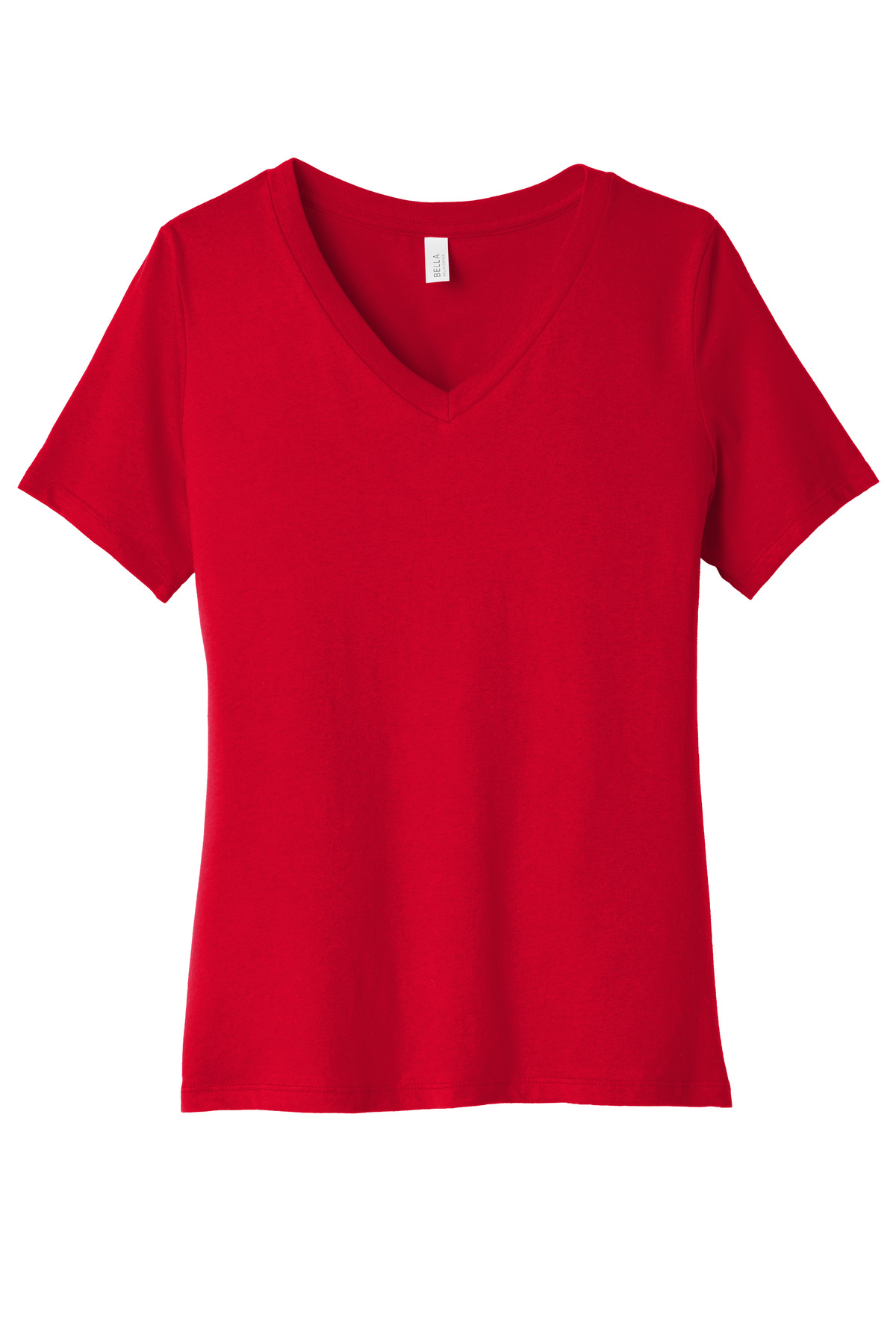 BELLA+CANVAS Women's Relaxed Jersey Short Sleeve V-Neck Tee. BC6405 49
