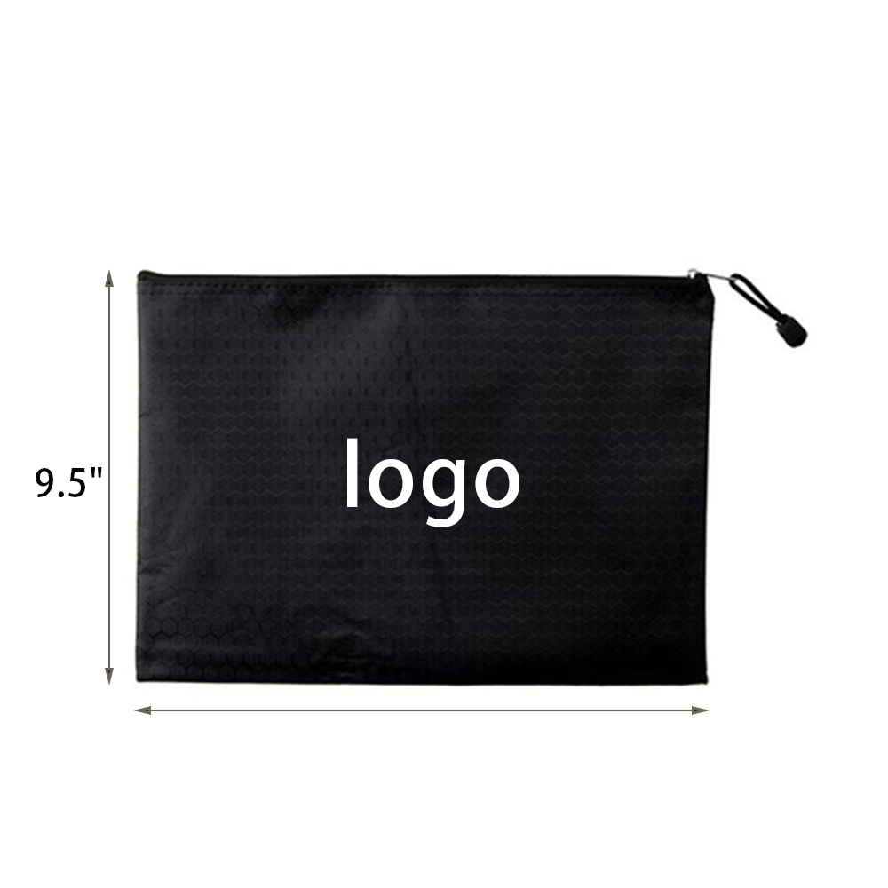 A4 football-patterned waterproof polyester fabric zipper bag 1