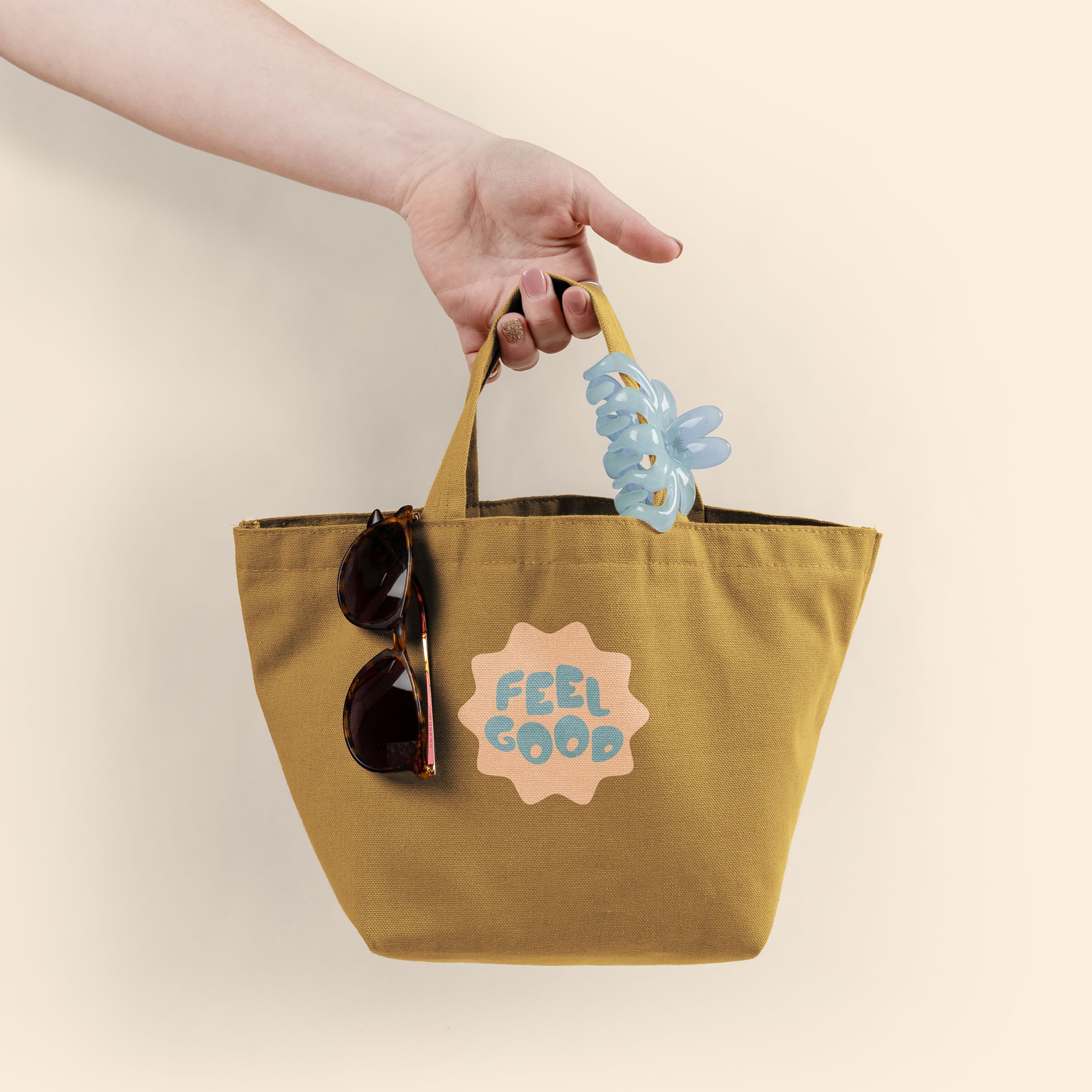 DUMPLING TOTE - COLORED CANVAS