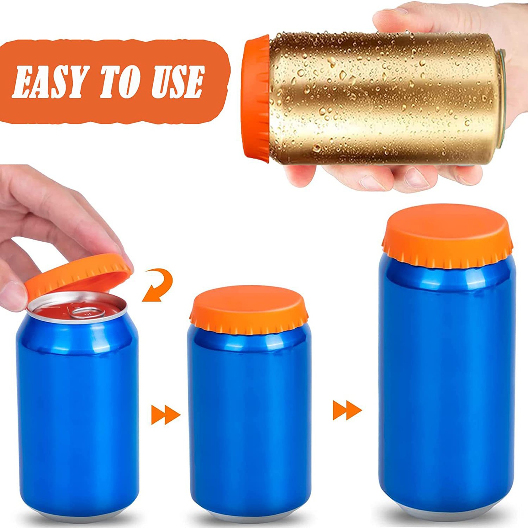 Silicone Coke Cap Can Seal Cap Beer Soda Cap 3