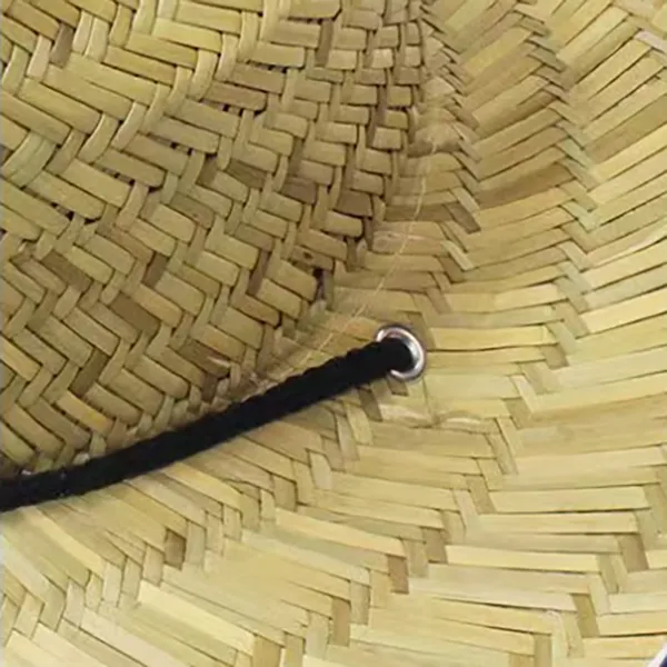 56-58cm Custom Logo Sun Protection Straw Hat 2