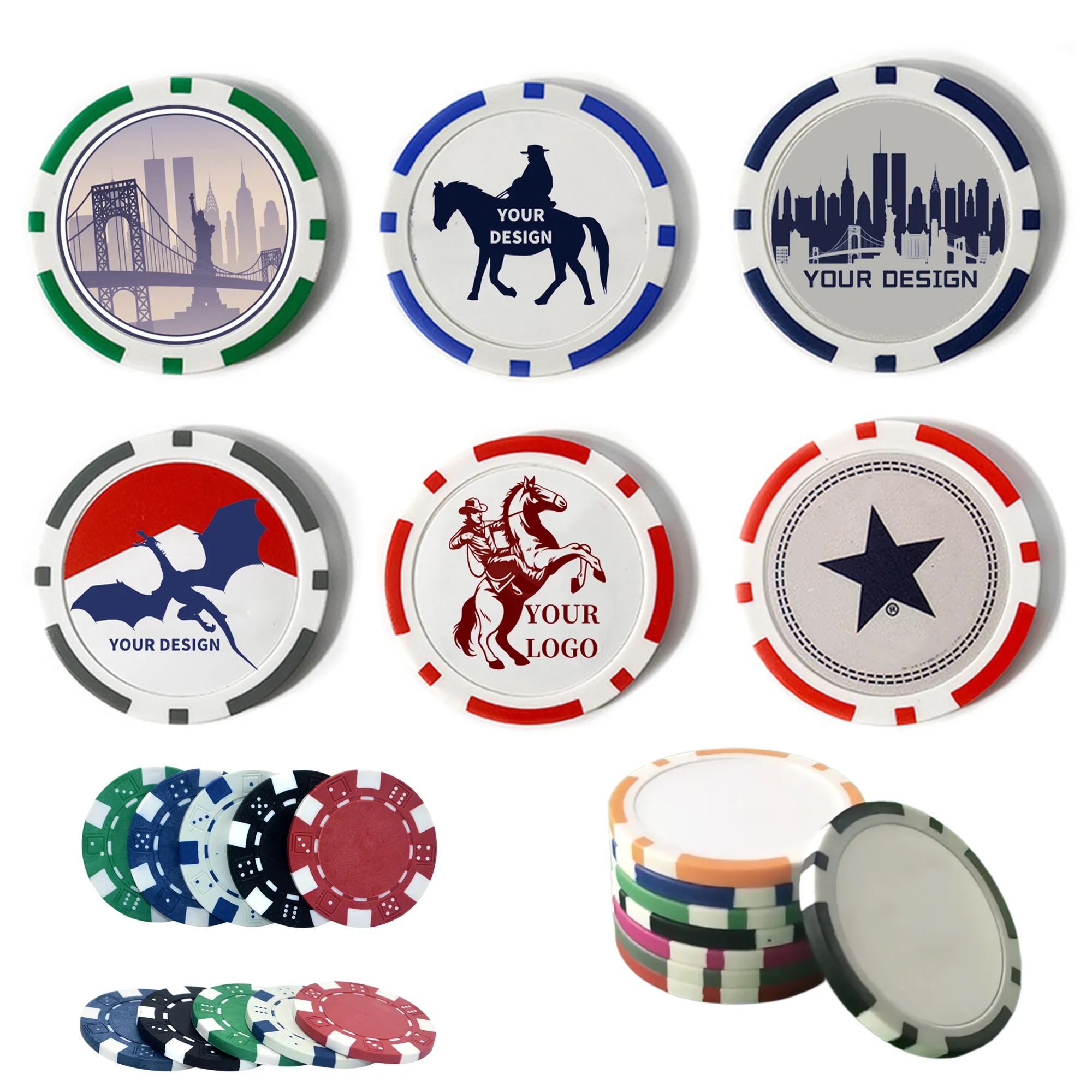 Customized Casino Chip Stress Relievers 1