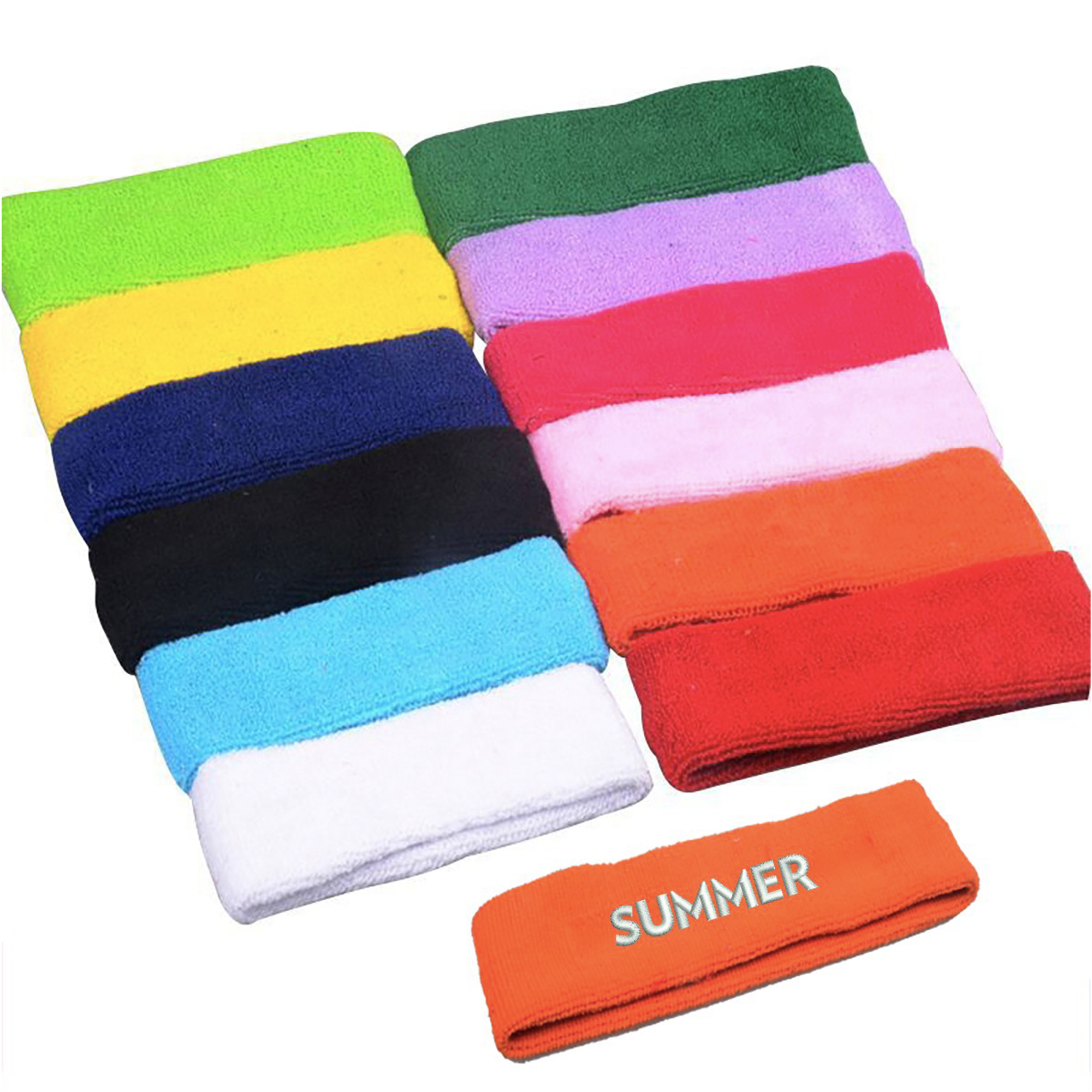 Sports Sweatband with Direct Embroidery 3