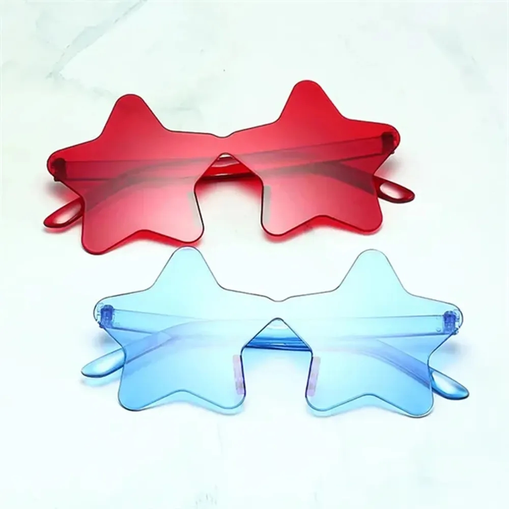 Star Shaped Rimless Sunglasses 6
