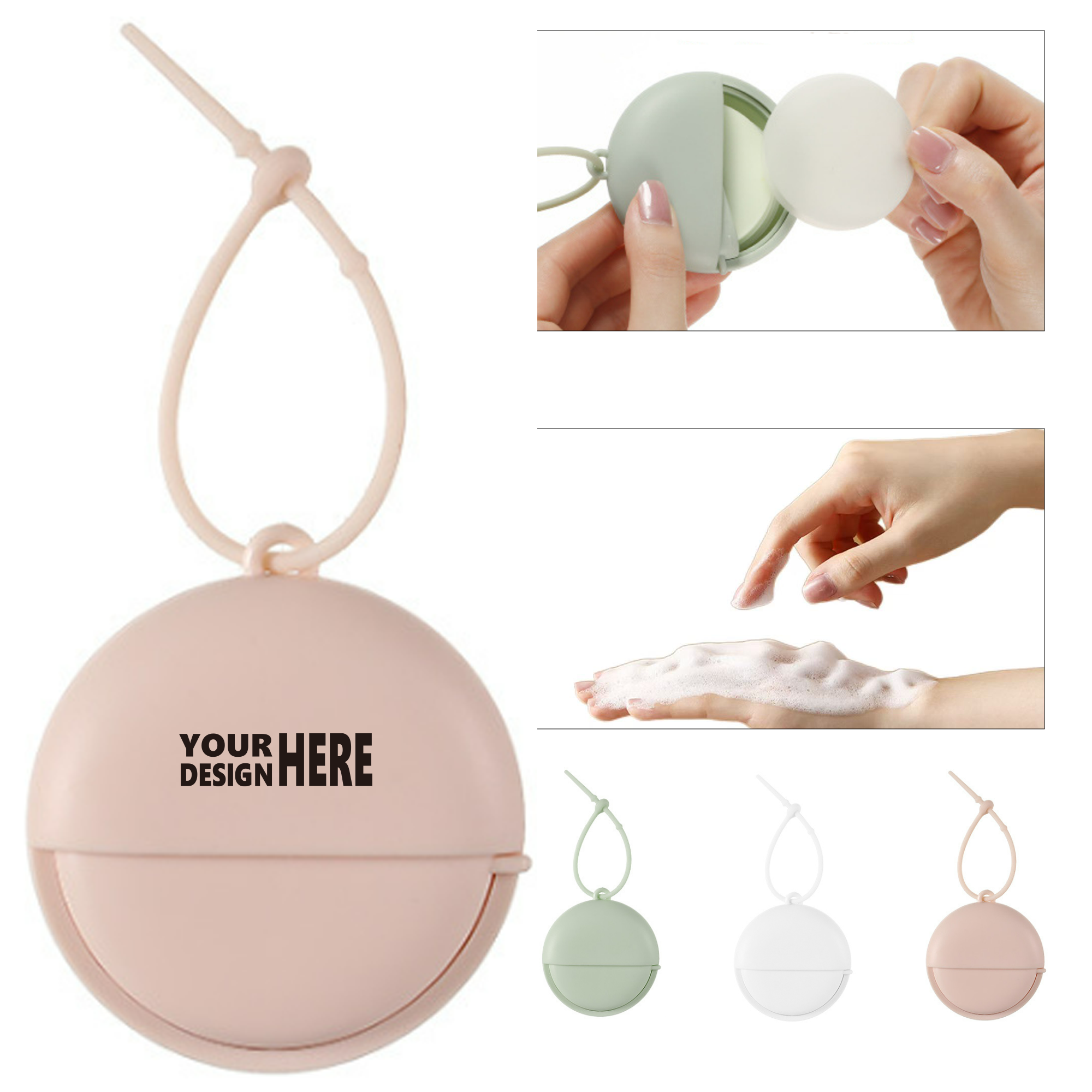 Mini Portable Hand Soap Sheets / Disposable Soap Paper Sheets 3