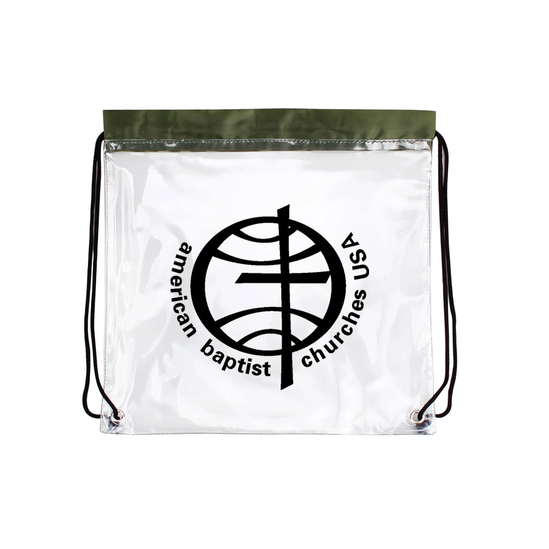 Clear PVC Drawstring Bag 12