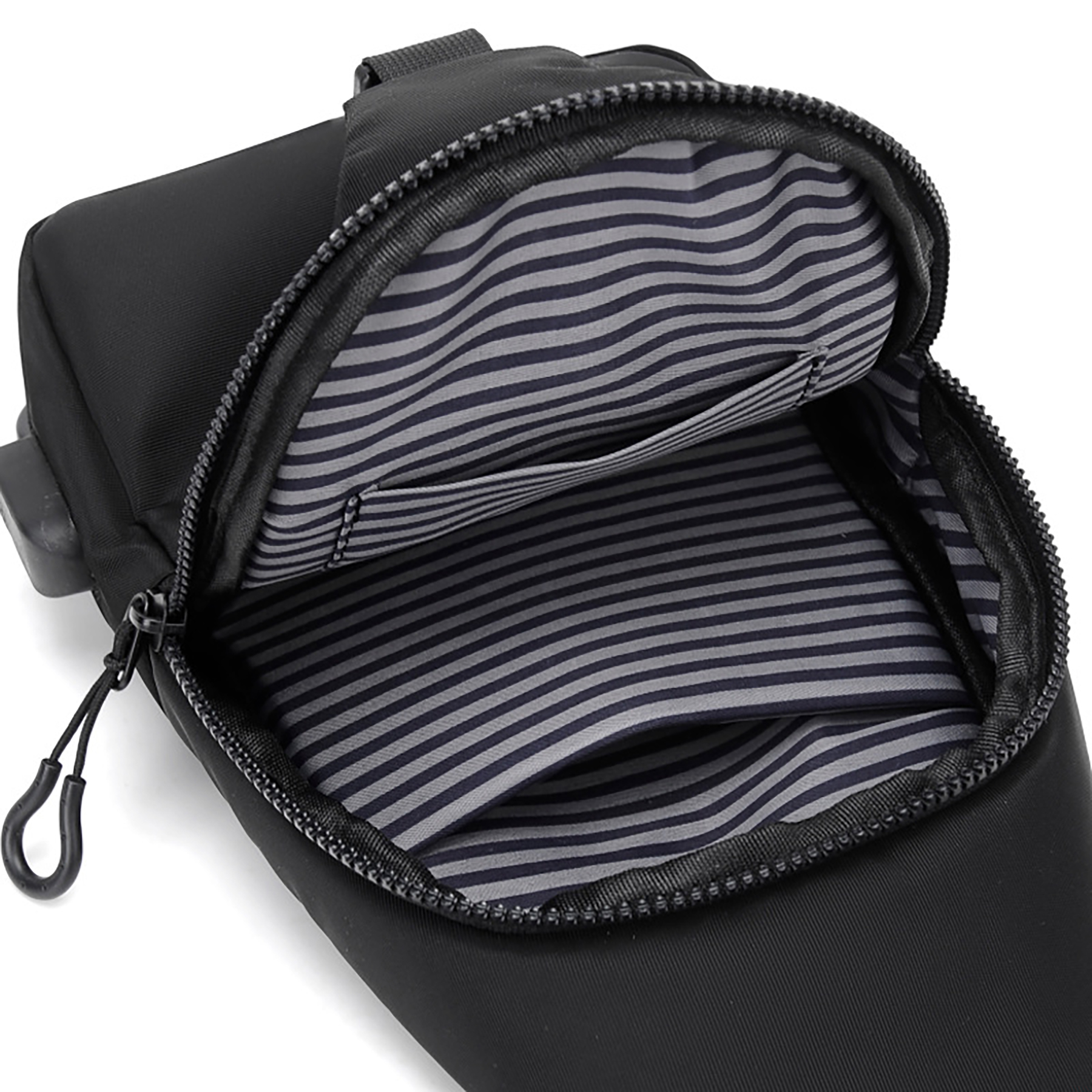 Daypack Sling Shoulder Chest Crossbody Bag For Men with USB Charging 7