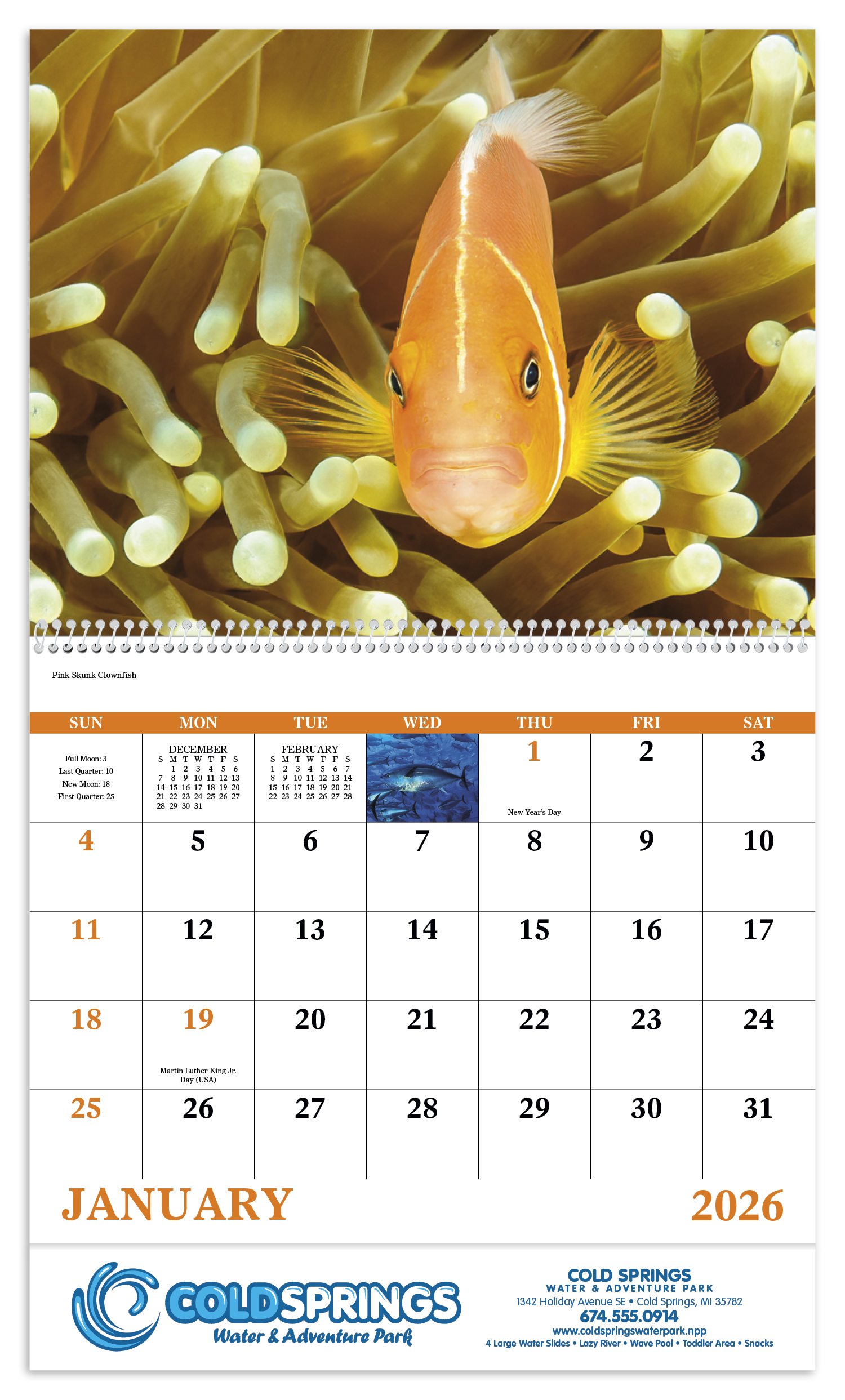 Good Value™ Ocean Glory - Spiral Calendar 43