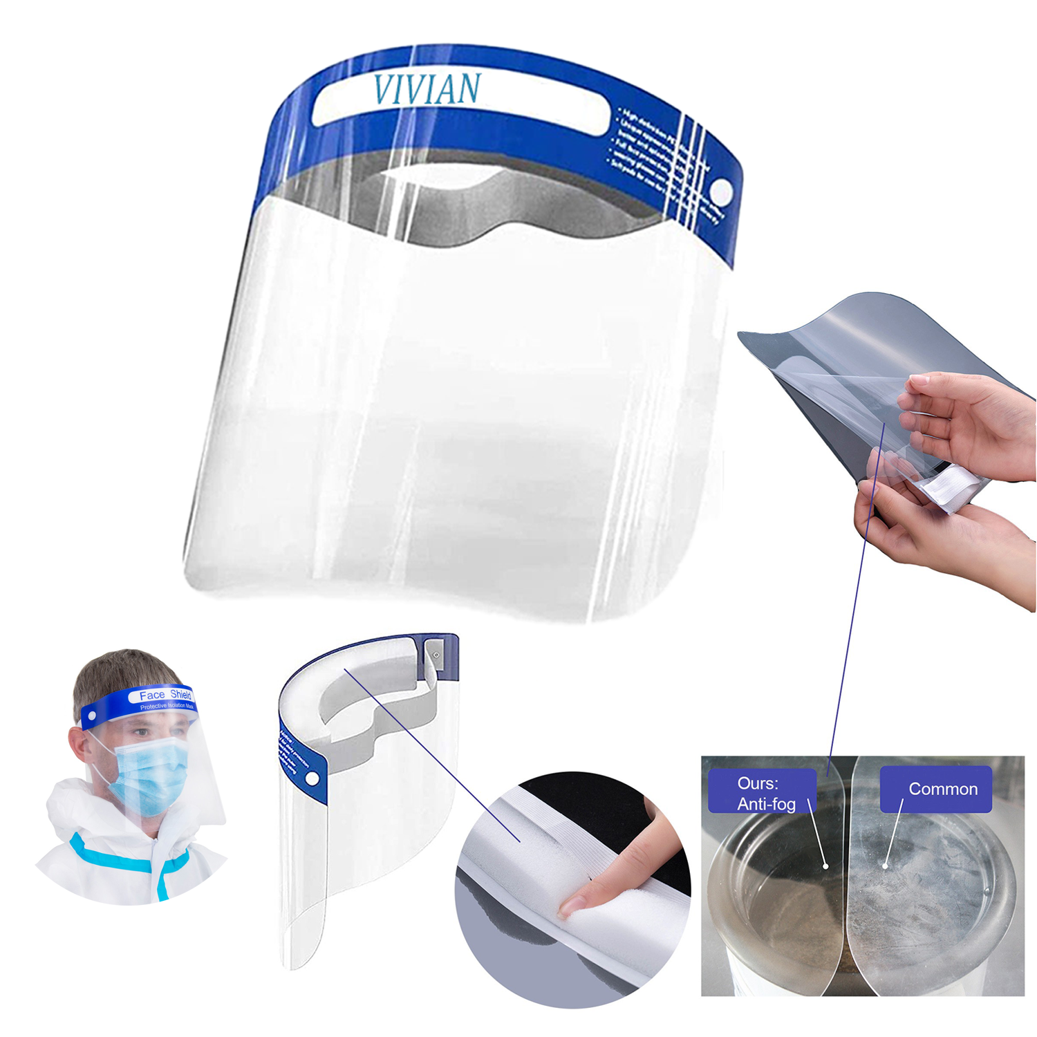 Protective Anti-Splash Face Shield 1
