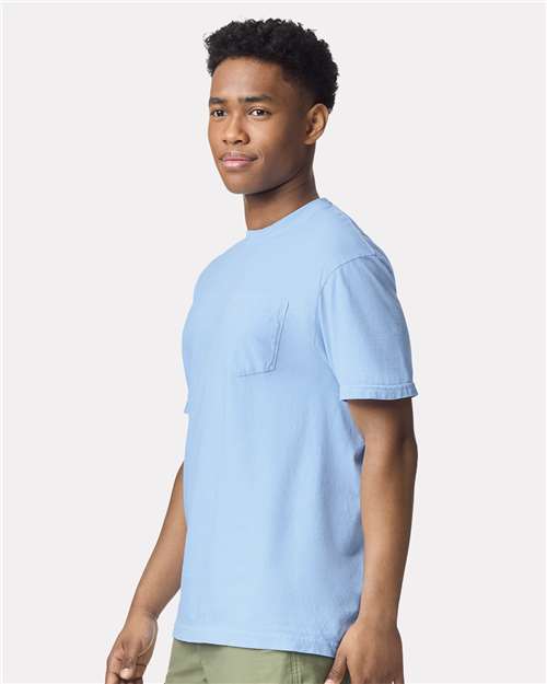 Unisex Garment-Dyed Heavyweight Pocket T-Shirt - 6030 263