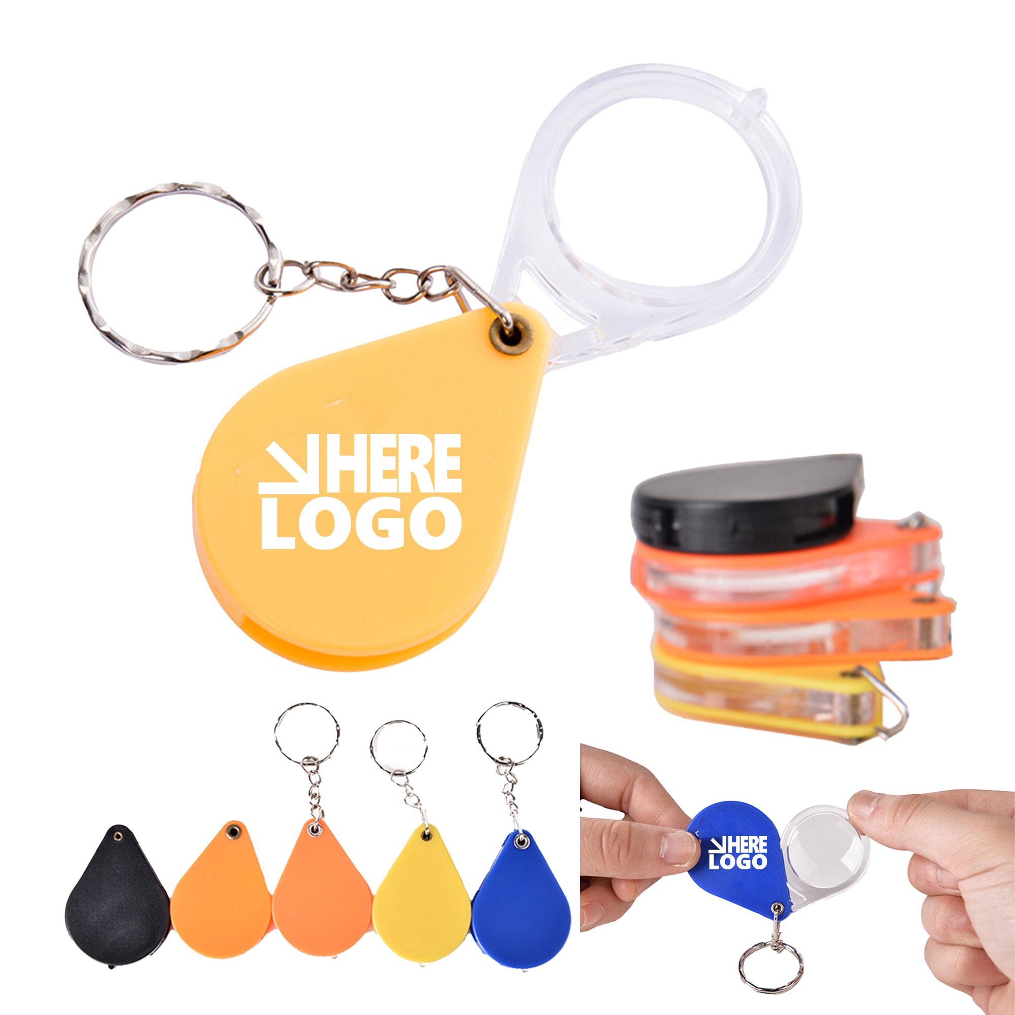 5x Magnifying Glass Keychain MOQ 20 1