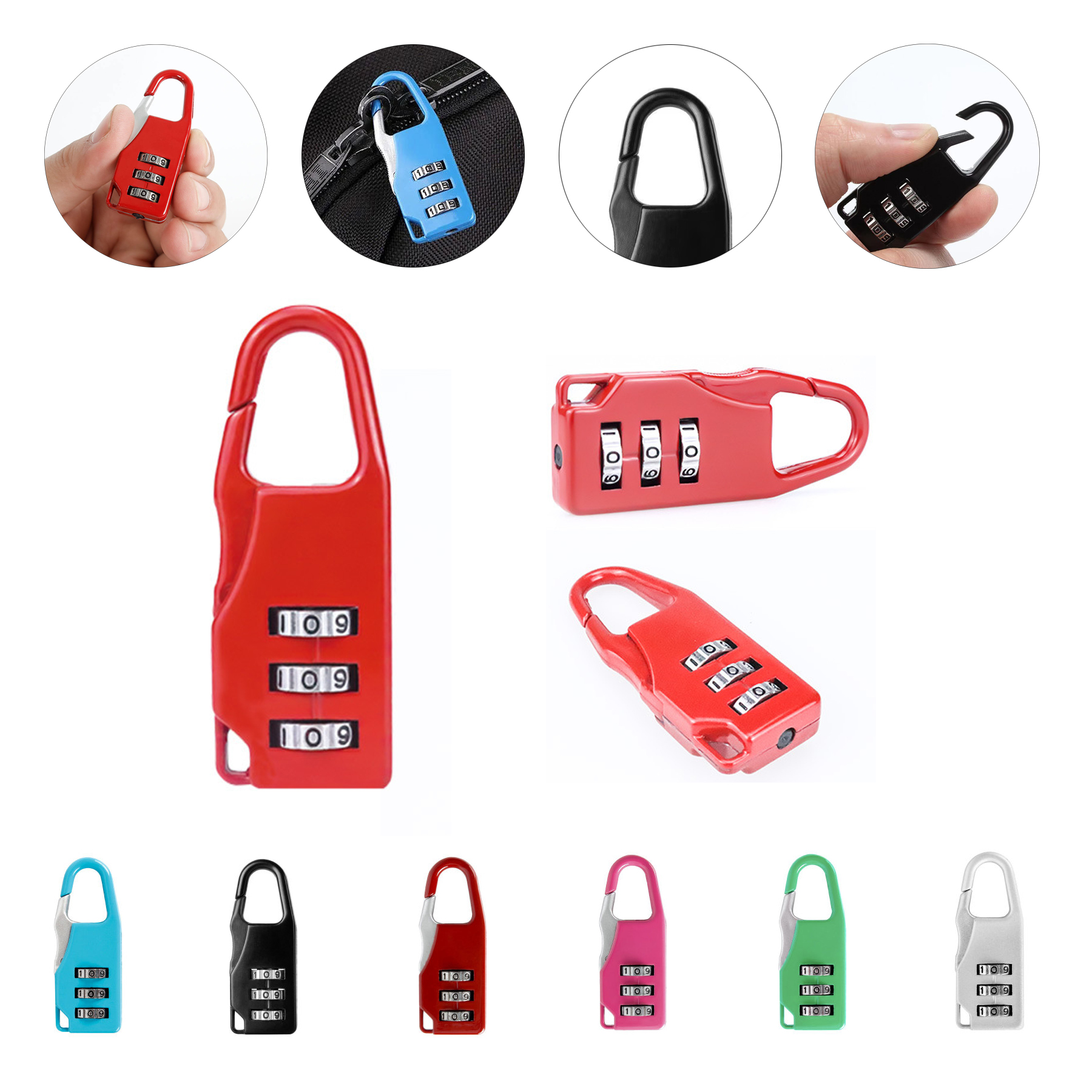 Mini Metal Combination Padlock 2