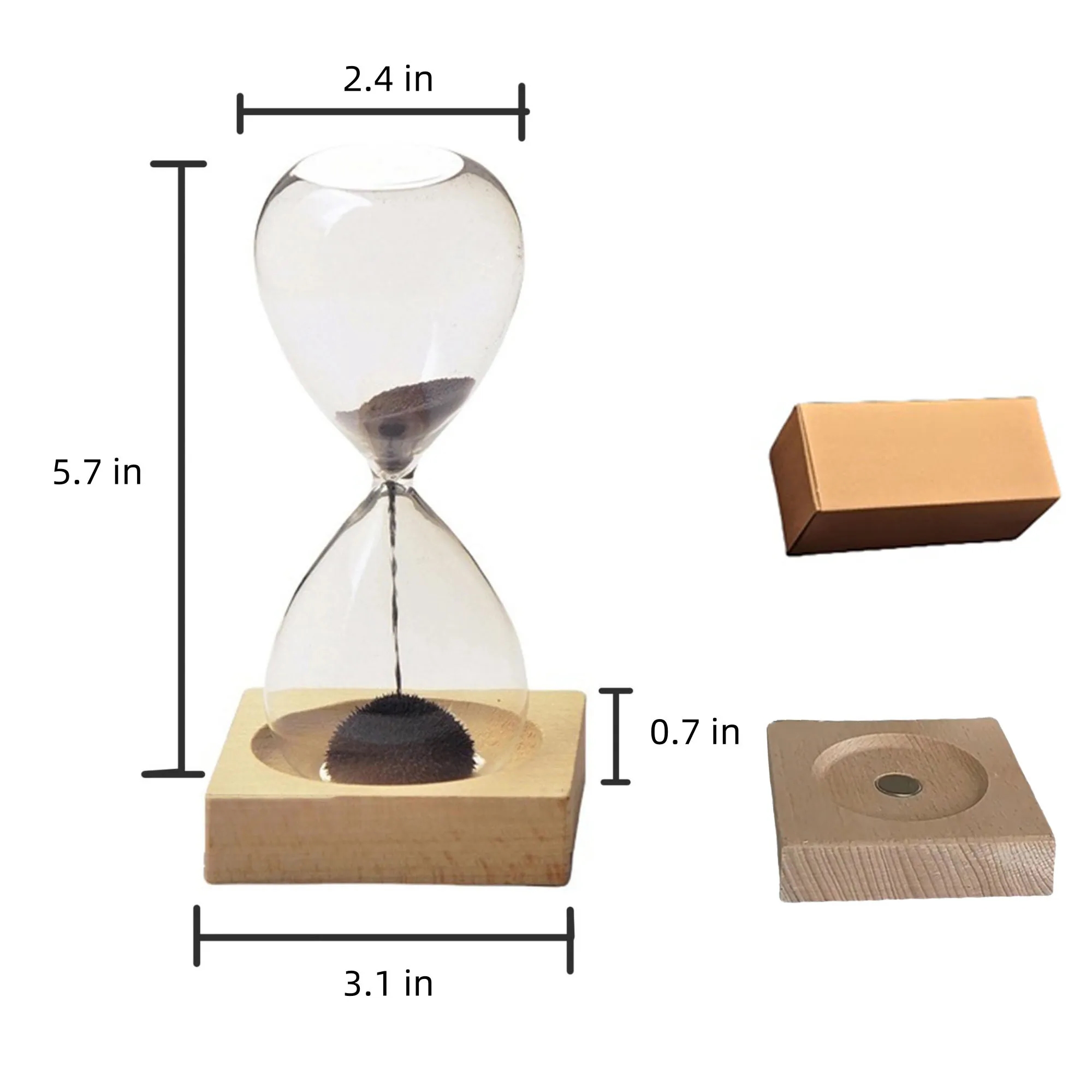 Magnetic Sand Timer Hourglass 2