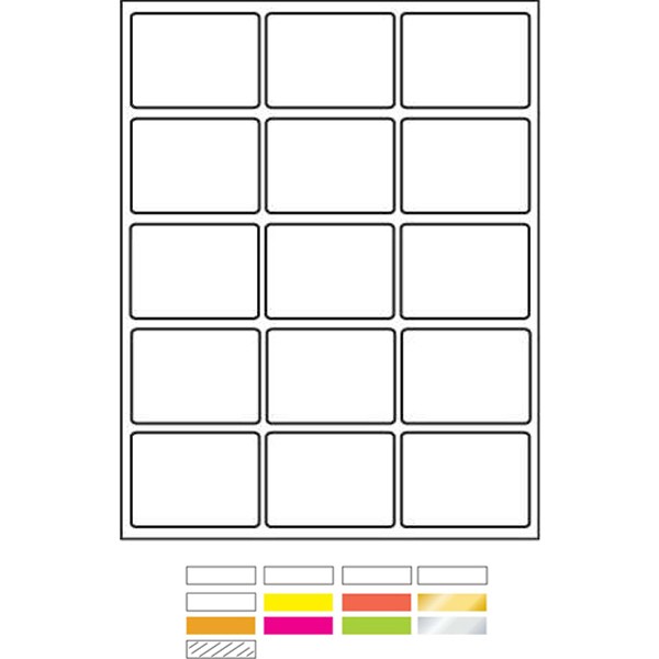 Laser Labels (2-11/16"X2") 2