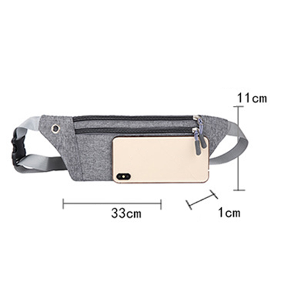 Nylon sports fanny pack waist bag chest bag 6