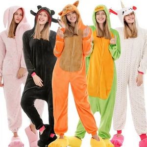 Animal Flannel Adult Pajamas Onesie 3
