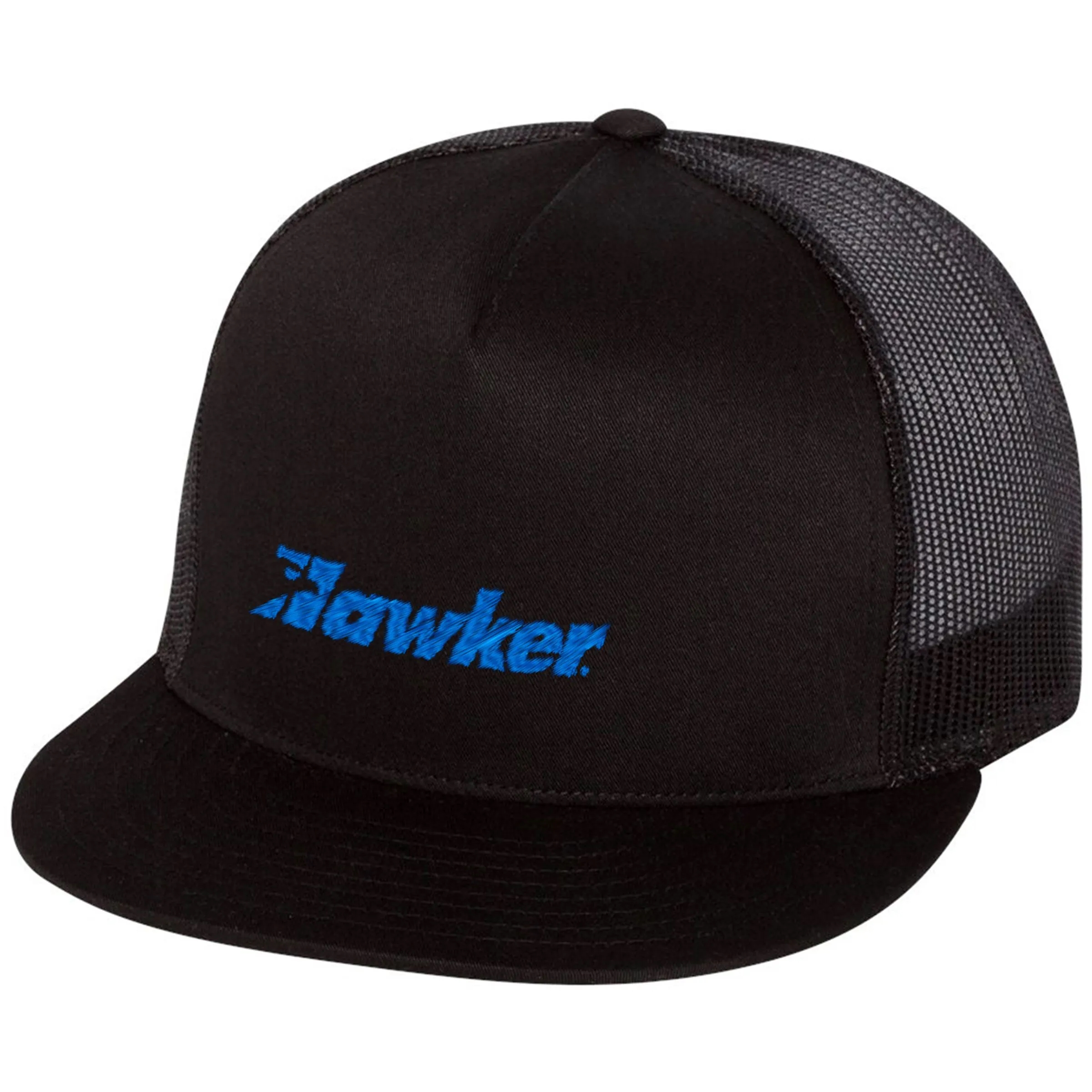 YUPOONG-CLASSIC FLAT BILL TRUCKER CAP 7