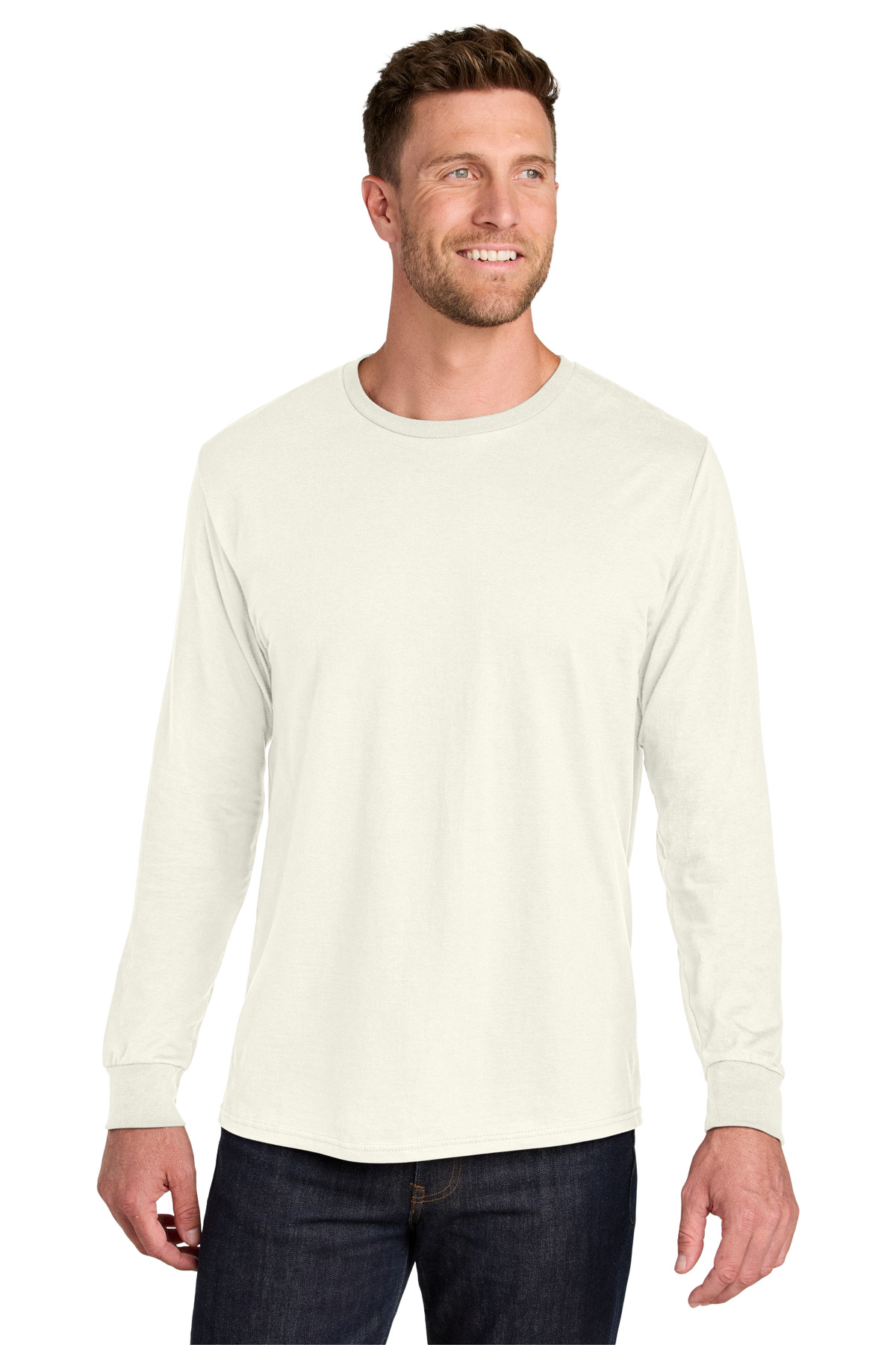 Jerzees Ultimate Unisex Ring Spun Long Sleeve T-Shirt IC46L 46